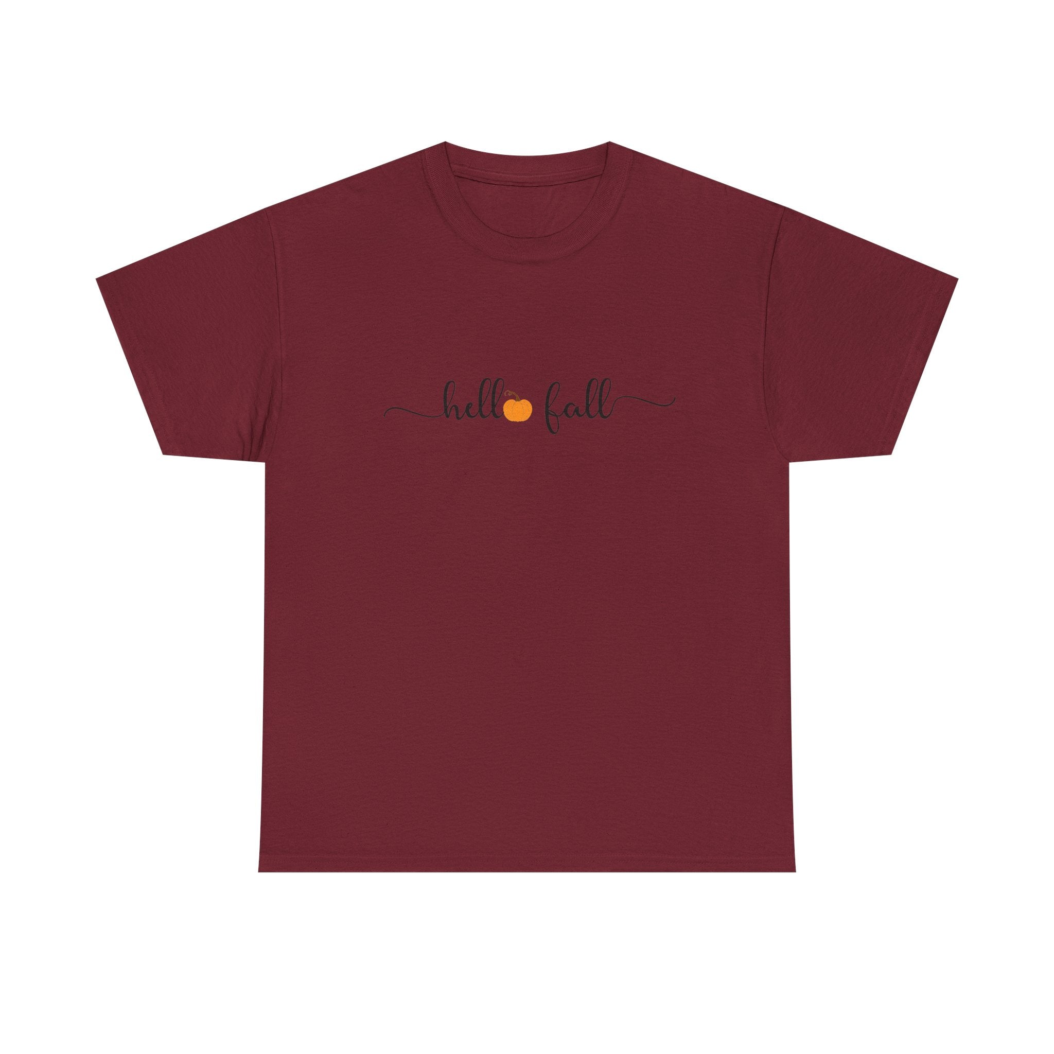 Hello Fall Unisex Heavy Cotton Tee