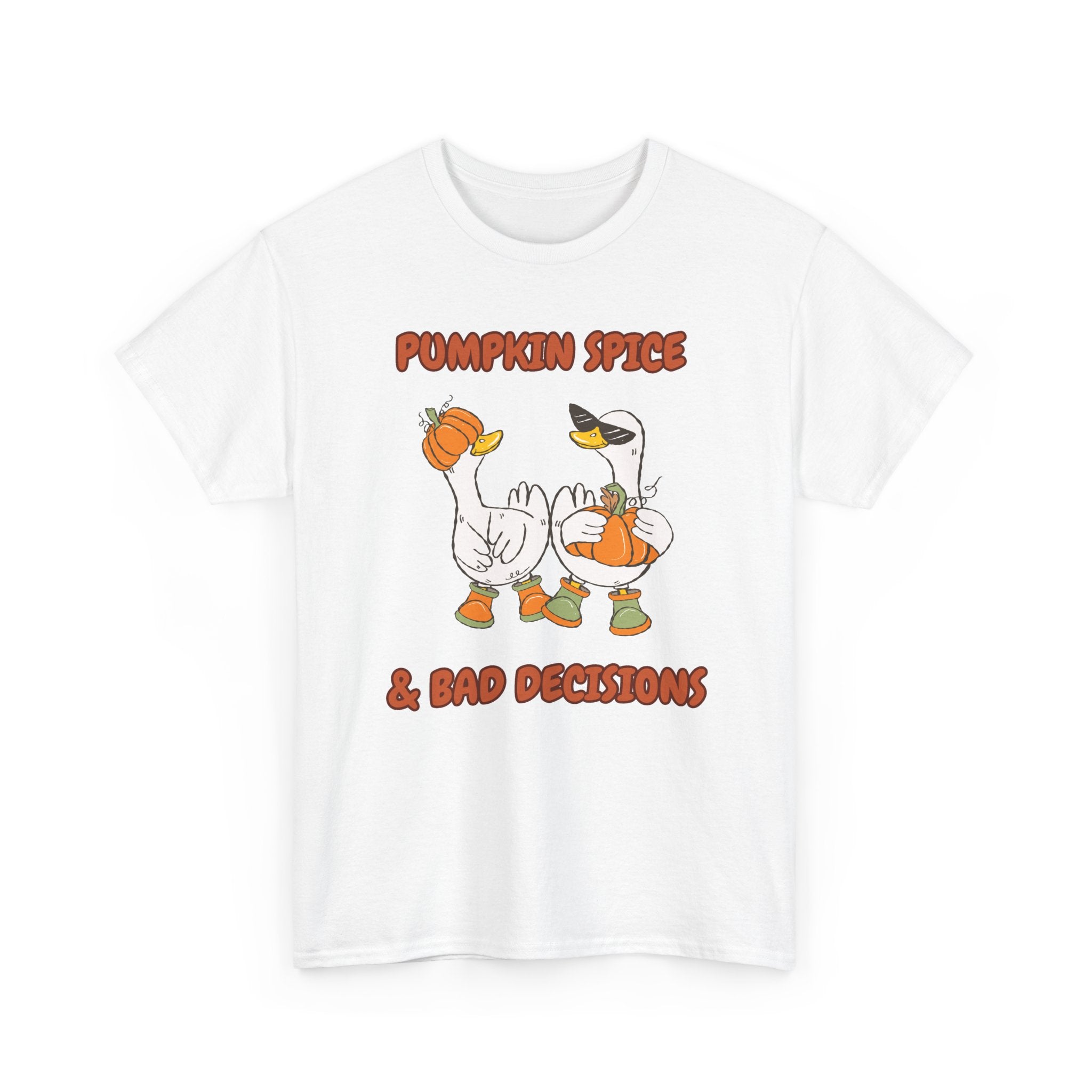 Pumpkin Spice & Bad Decisions Heavy Cotton Tee