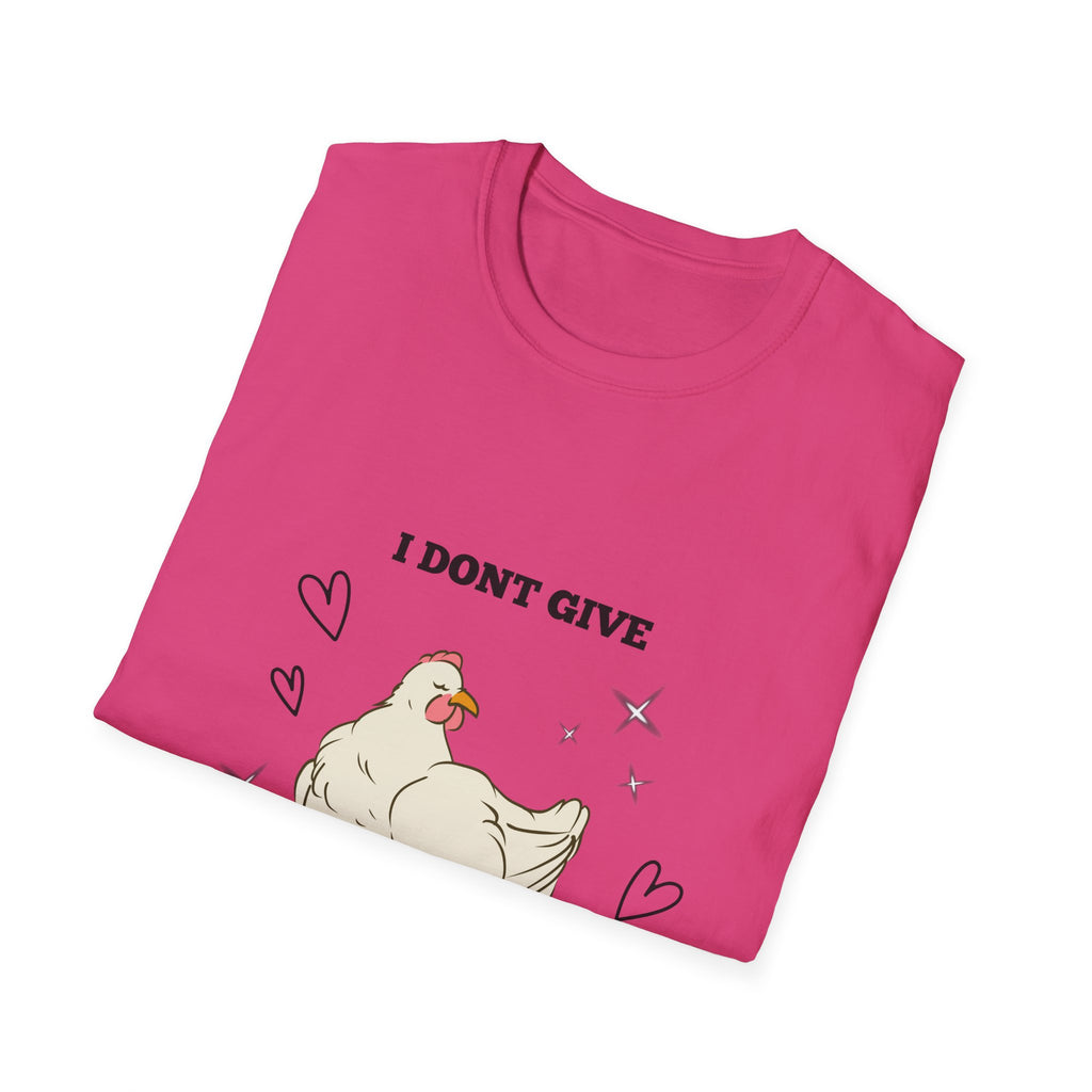 I Don't Give a Flying Cluck T-Shirt — Cute Sarcastic Chicken Graphic Tee
