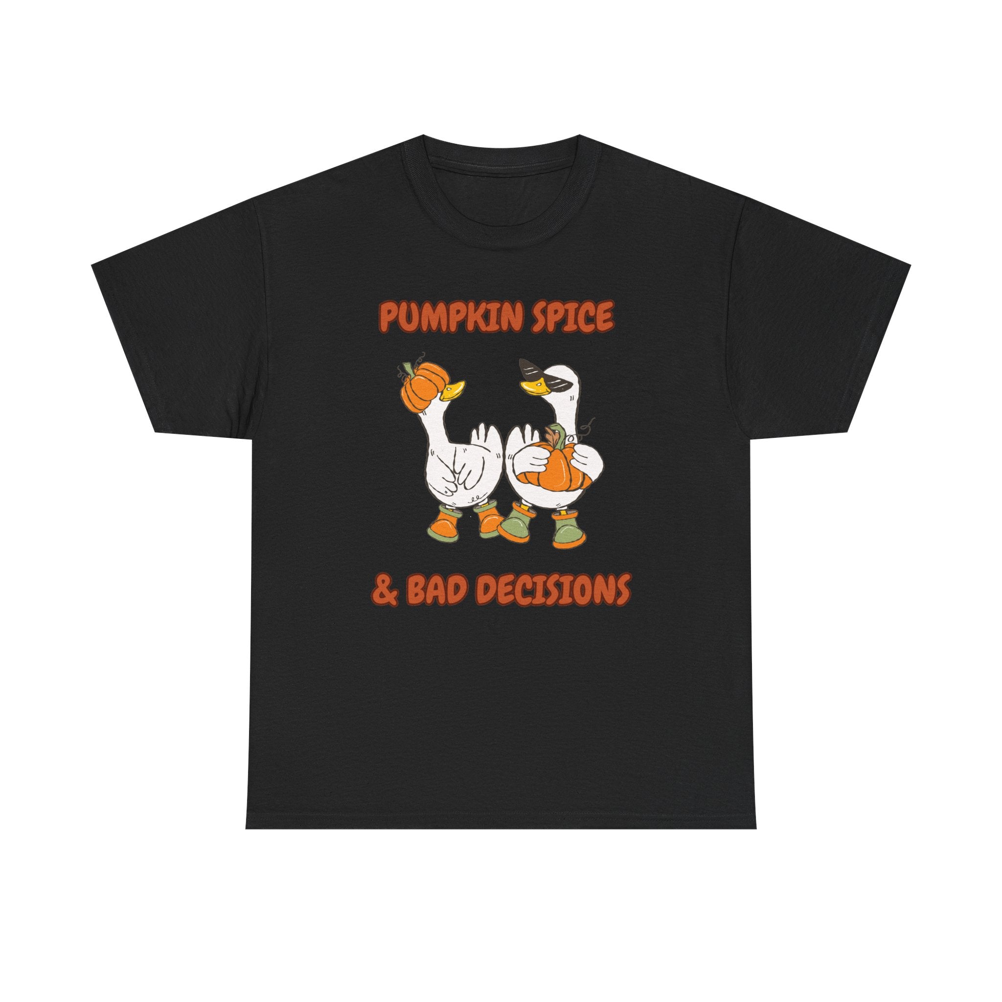 Pumpkin Spice & Bad Decisions Heavy Cotton Tee