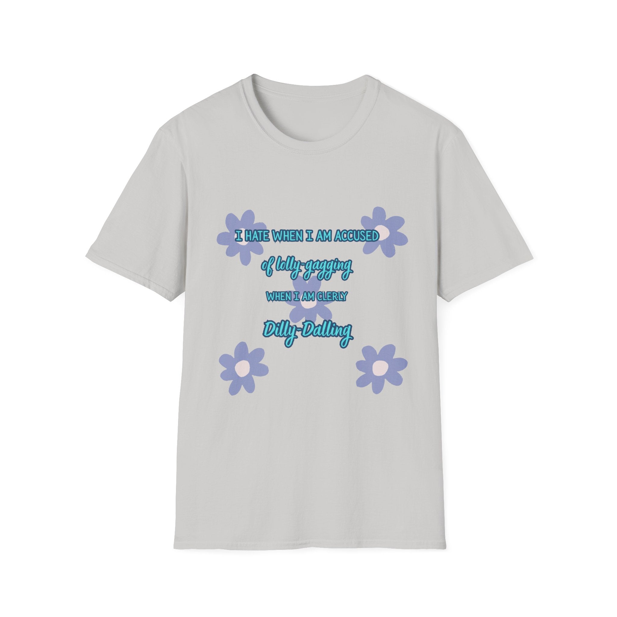 Graphic T-Shirt — "I Smile When I Am Asked If I’m Okay, When I’m Not" Floral Mental Health Tee