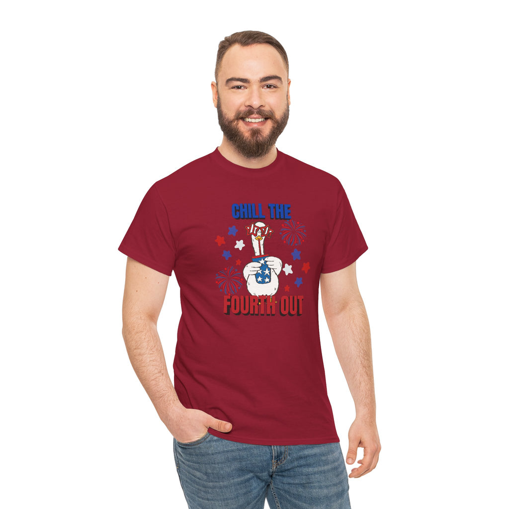 Chill the FOURTH Out - Funny Goose T-Shirt