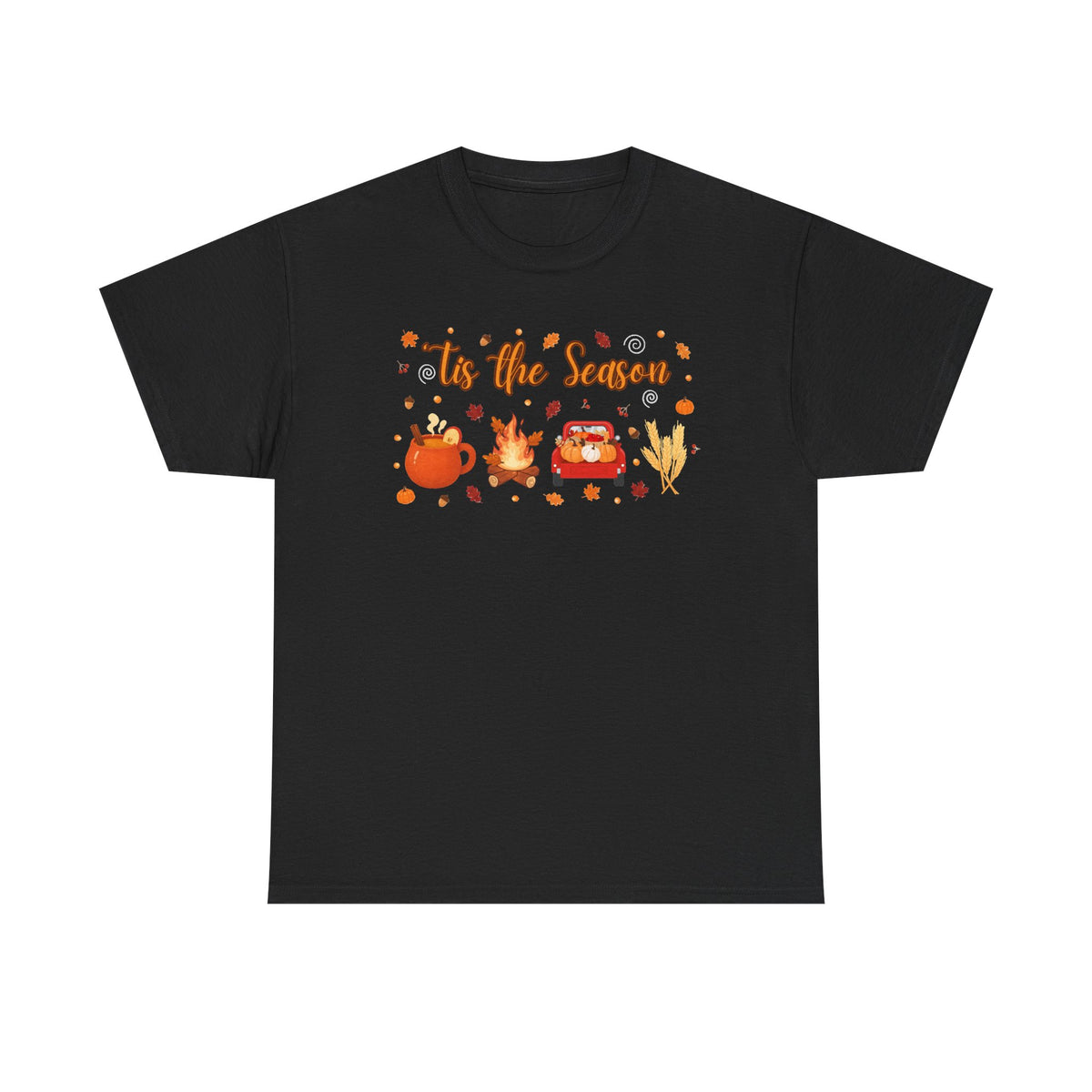 Tis the season pumpkin Heavy Cotton Tee