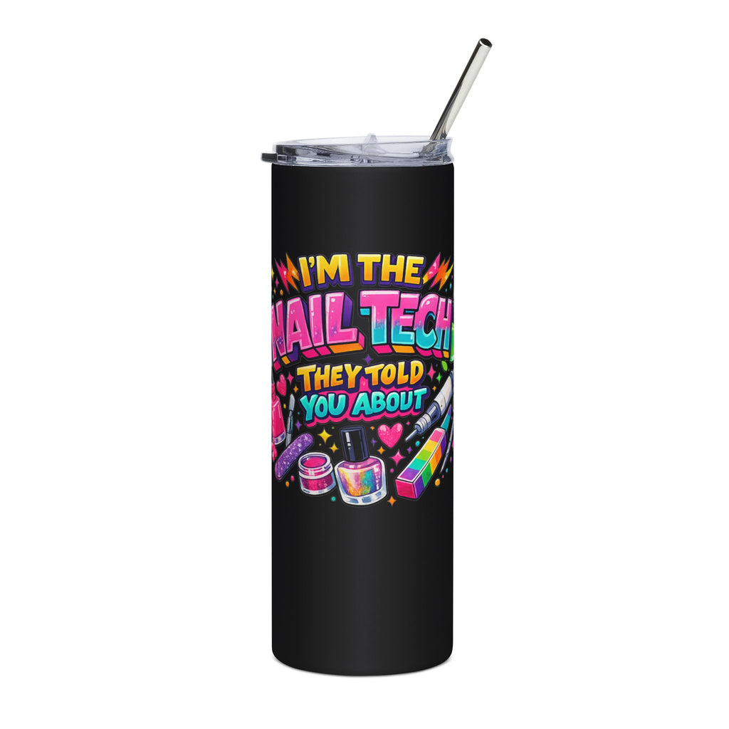 Nail Tech Stainless Steel Tumbler, 20oz