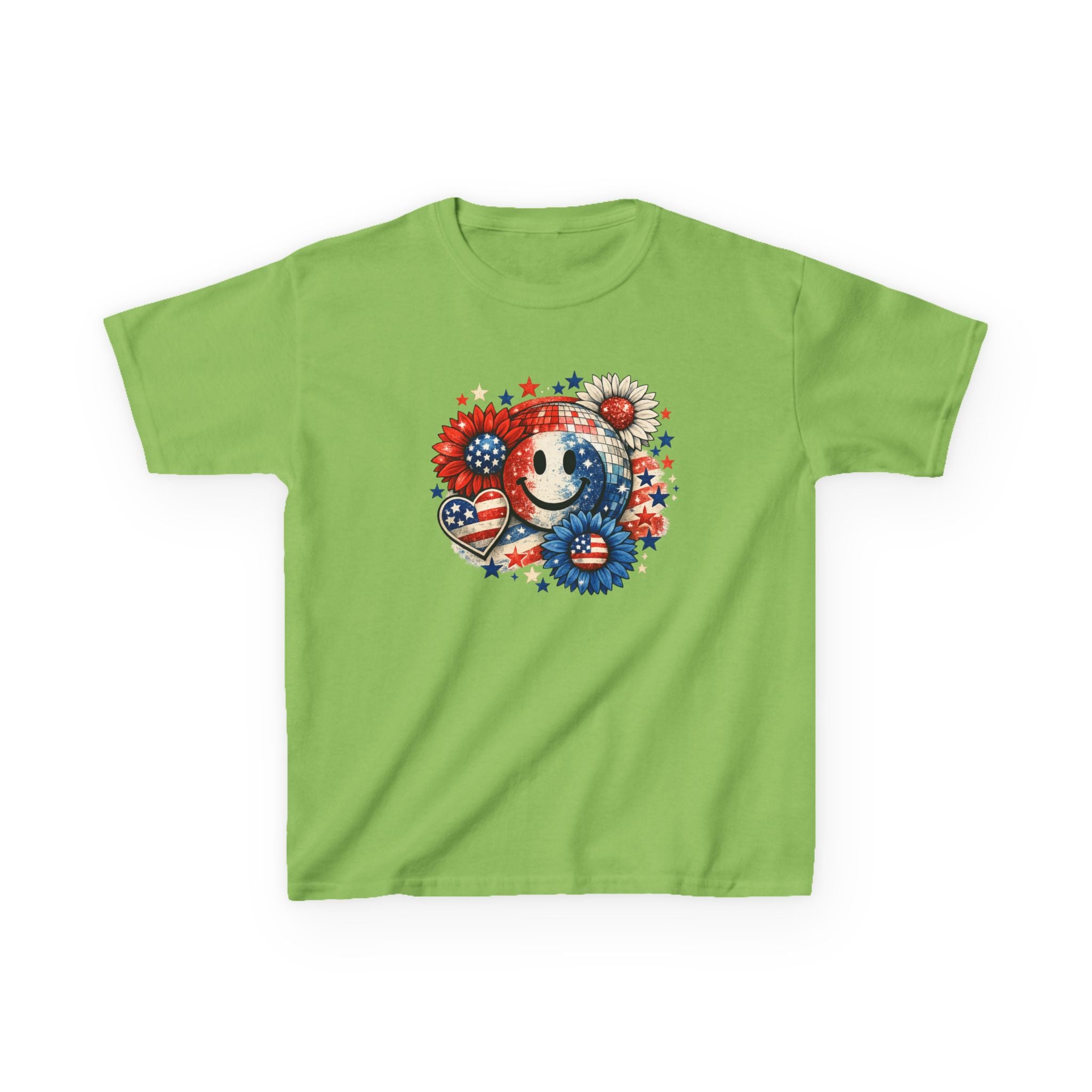 Girls American 4th of July T-Shirt