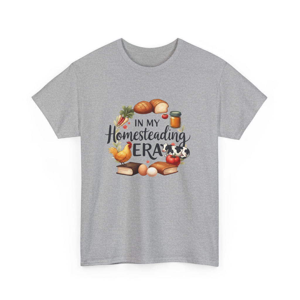 Homesteading Era Tee — Cute Bread, Chickens & Eggs Design