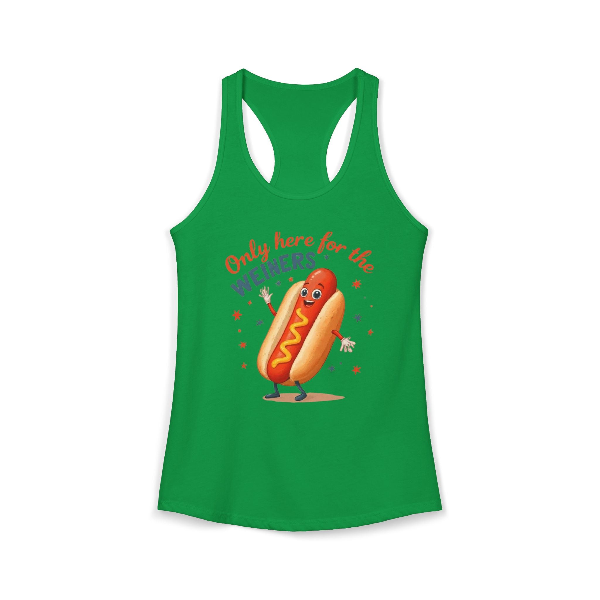 'Only Here for the Weiners' Hot Dog Cookout Tank