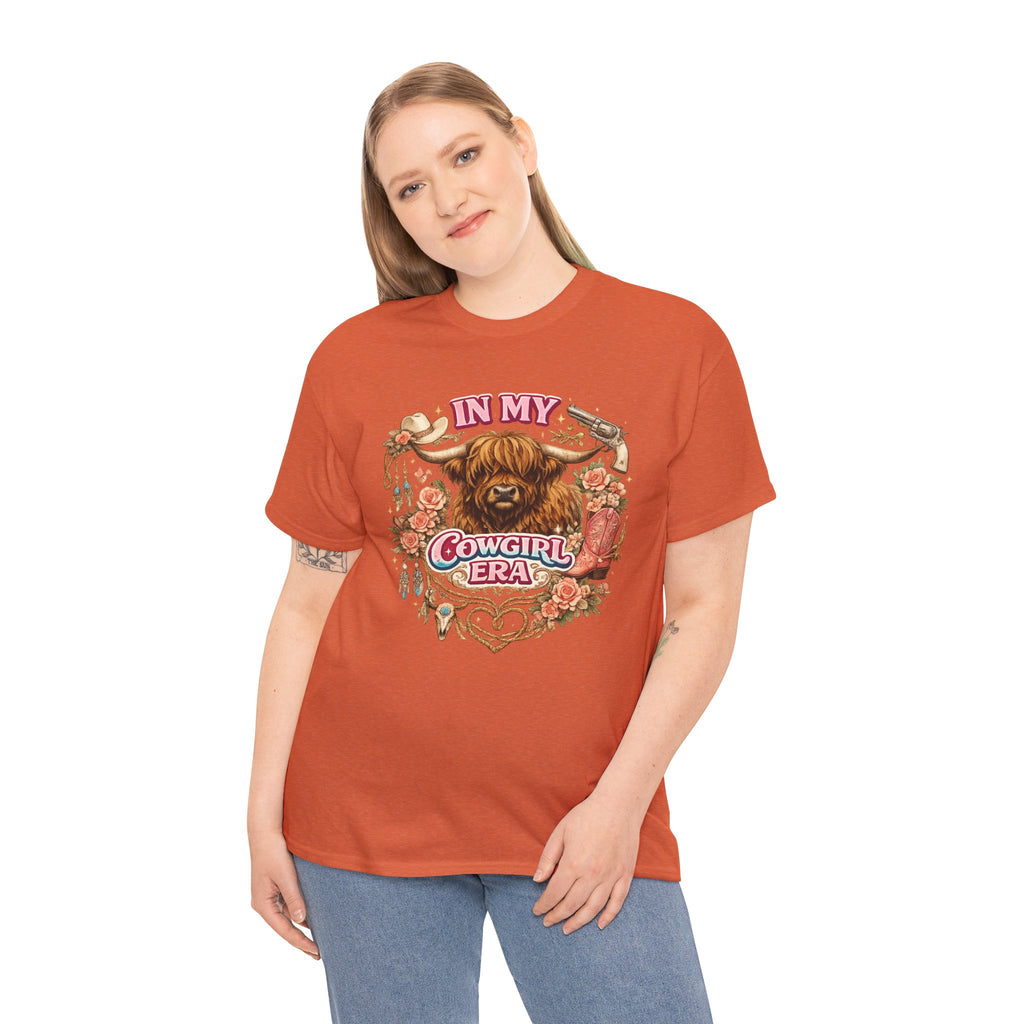 In My Cowgirl Era Highland Cow Tee
