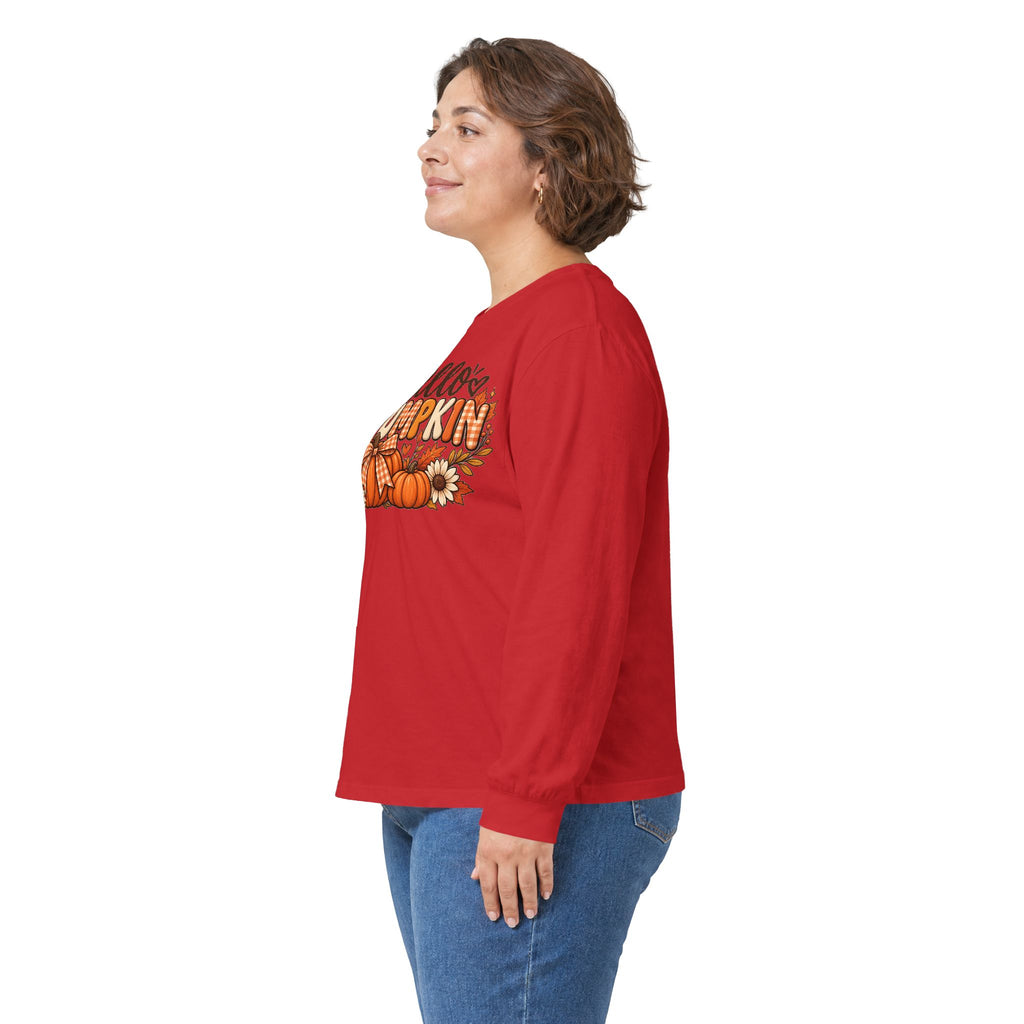 Hello pumpkin Ultra Cotton Long Sleeve Tee