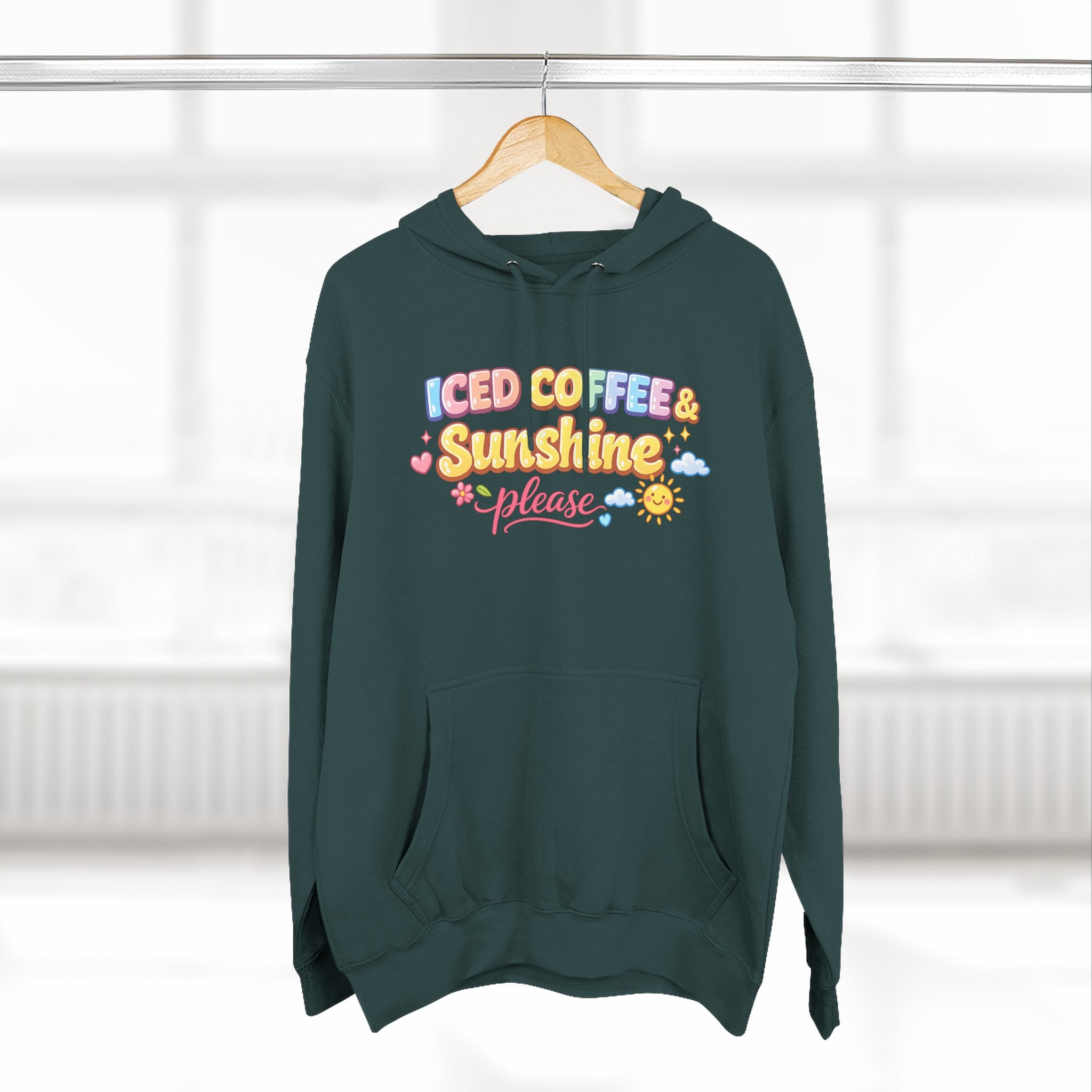 Iced Coffee & Sunshine Please Hoodie