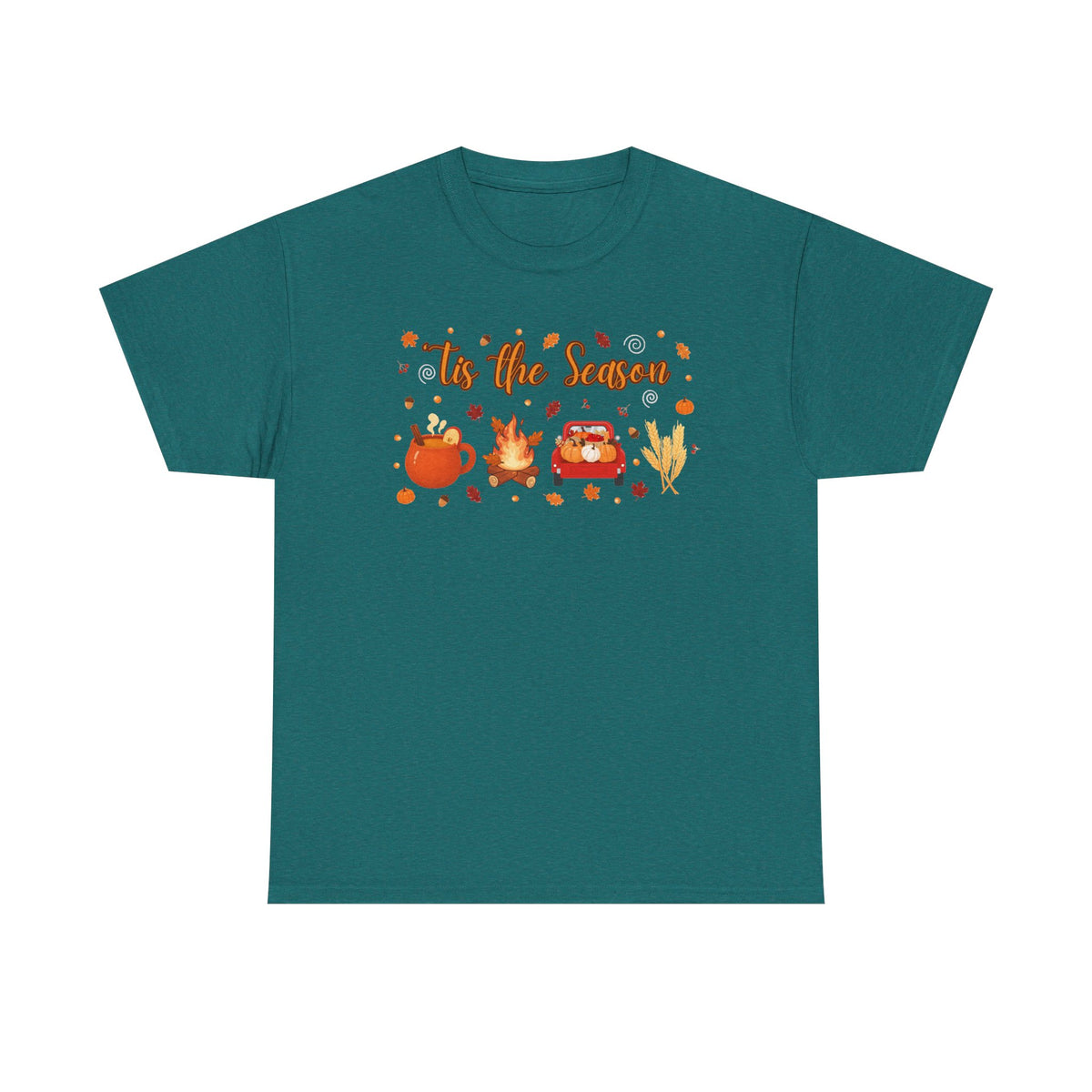 Tis the season pumpkin Heavy Cotton Tee
