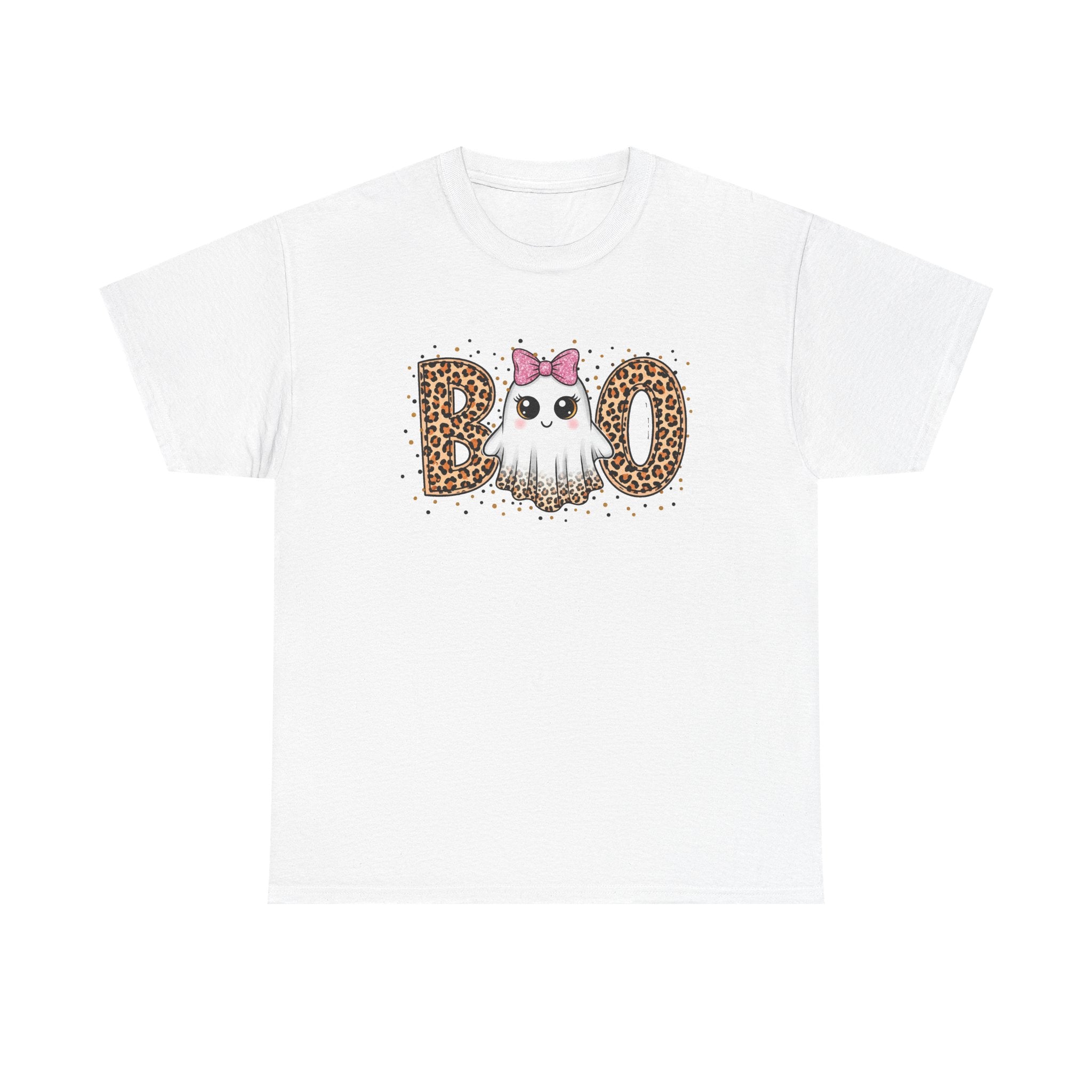 BOO -Cute Ghost Unisex Heavy Cotton Tee