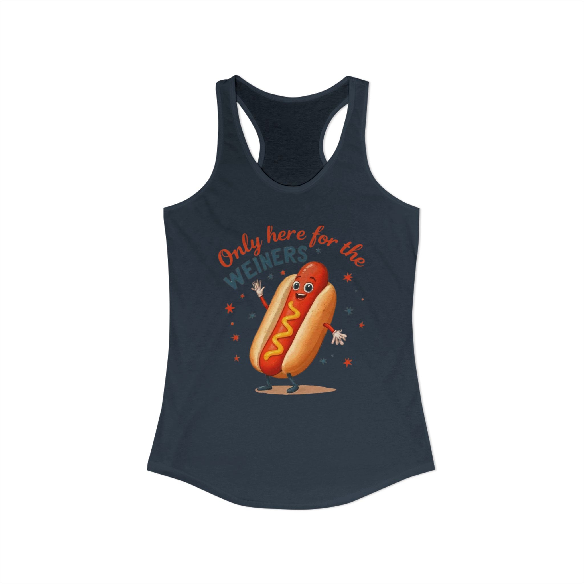 'Only Here for the Weiners' Hot Dog Cookout Tank