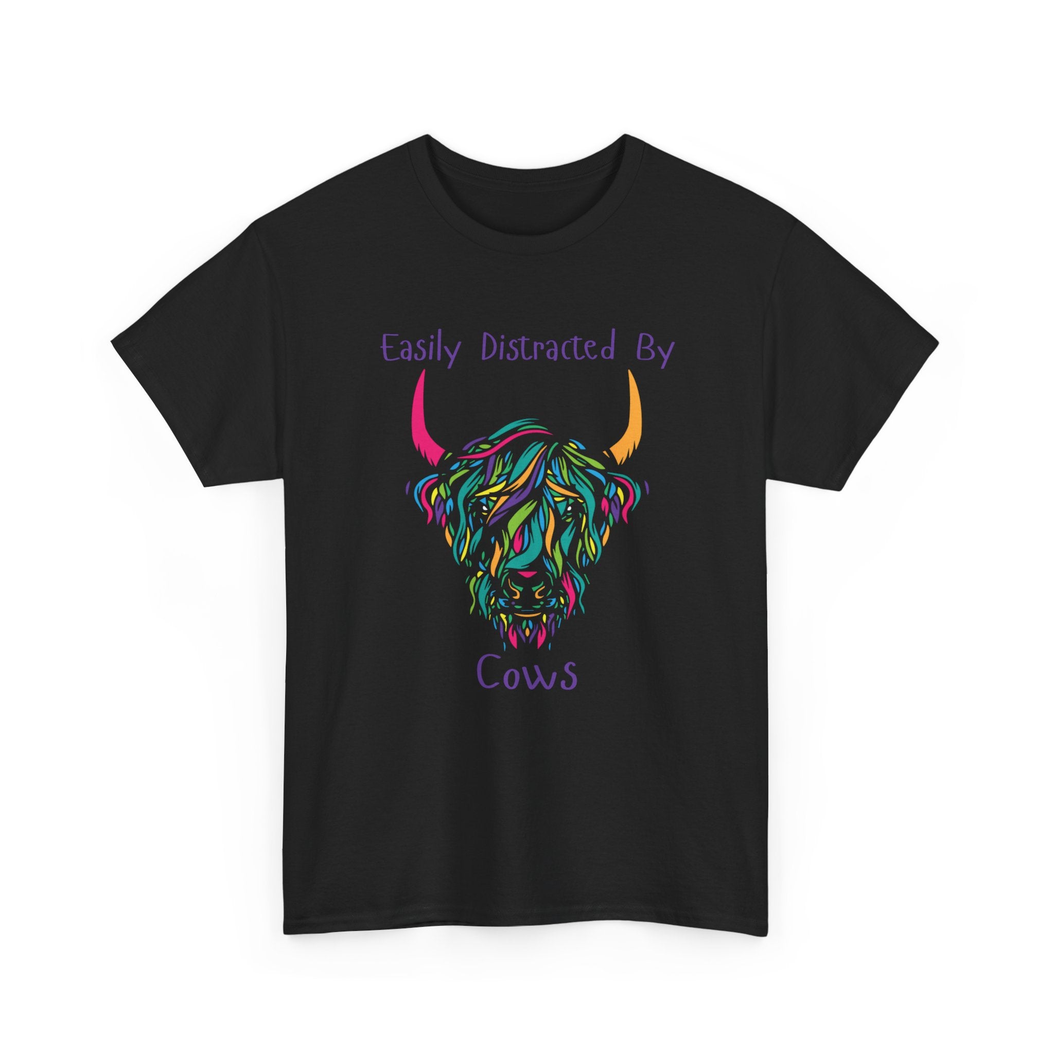 Easilty Distracted by Cows - rainbow