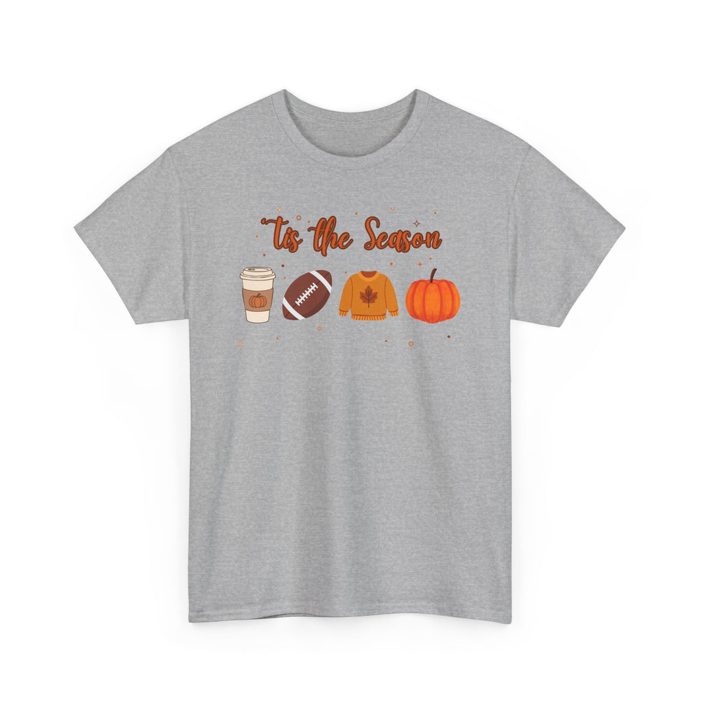 Tis the season football Heavy Cotton Tee