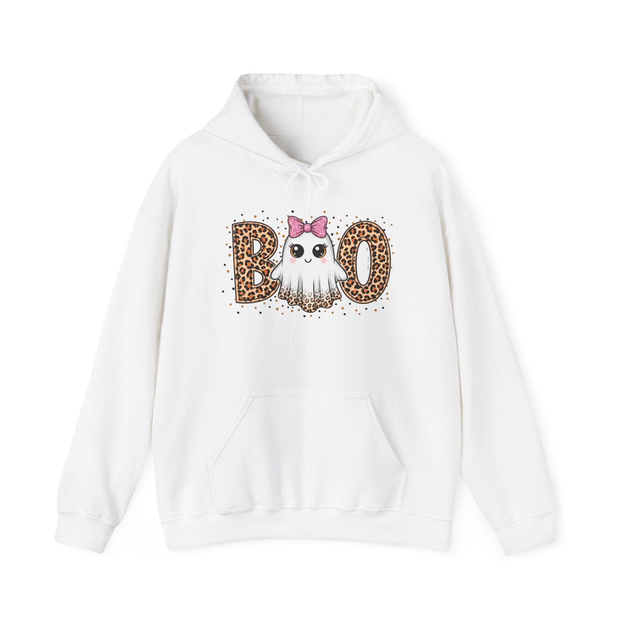 Boo ghost Unisex Heavy Blend™ Hooded Sweatshirt