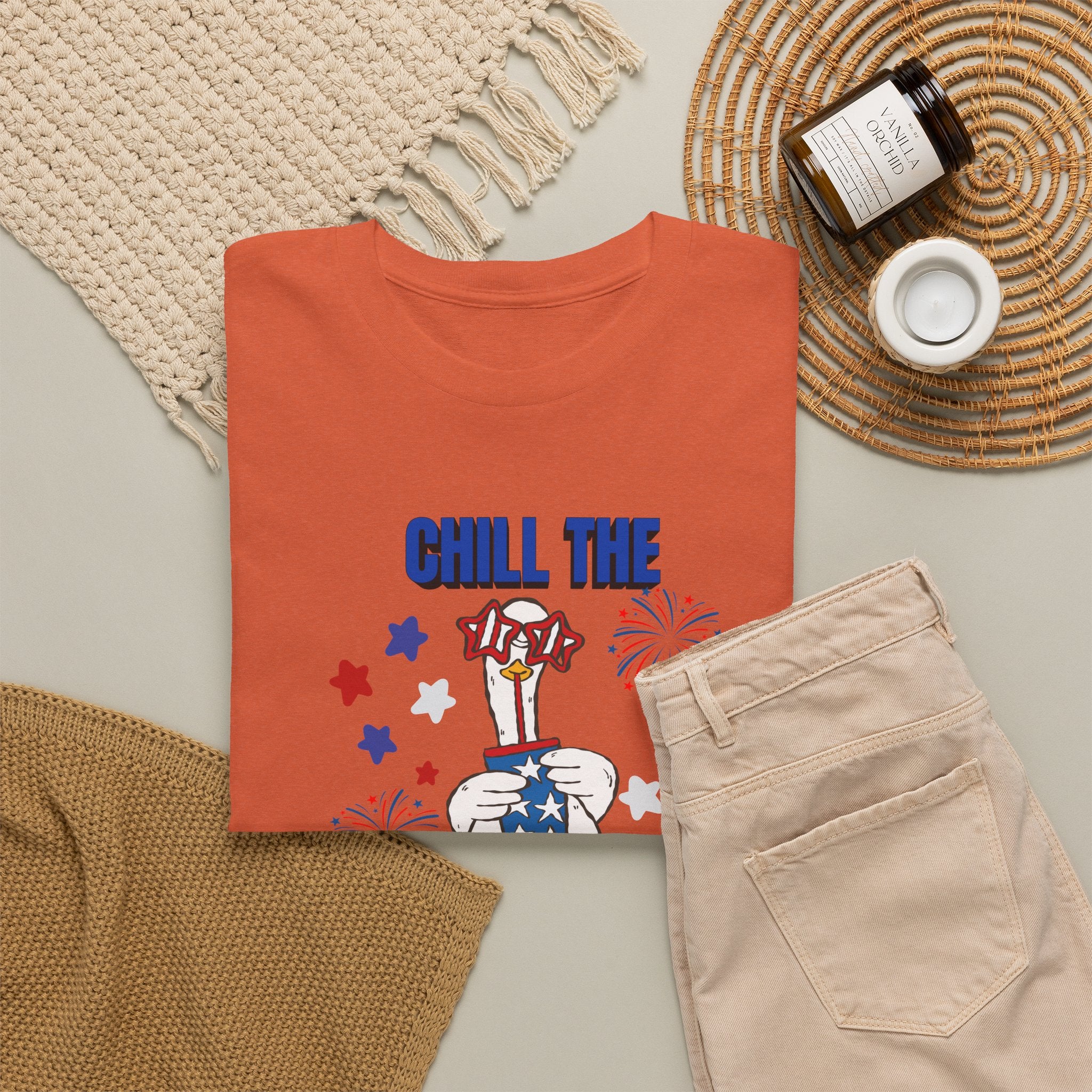 Chill the FOURTH Out - Funny Goose T-Shirt