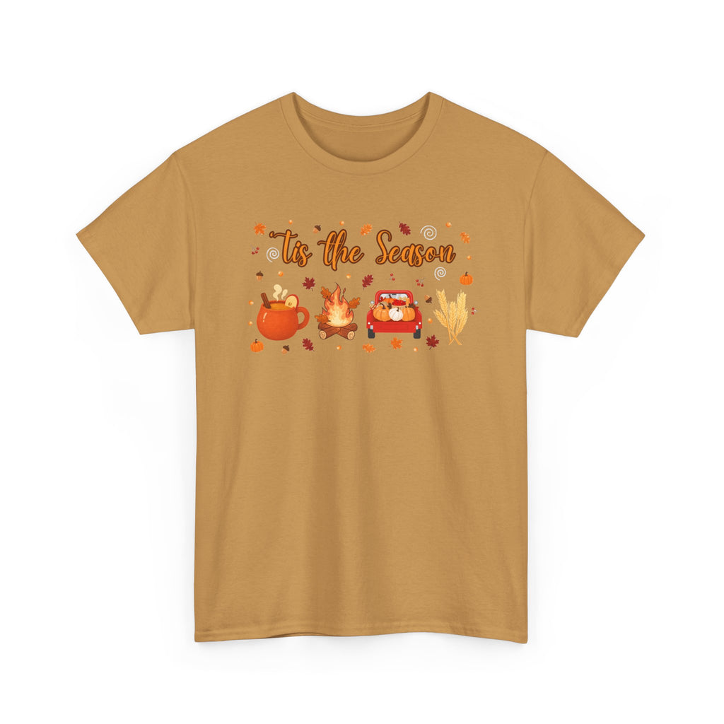 Tis the season pumpkin Heavy Cotton Tee