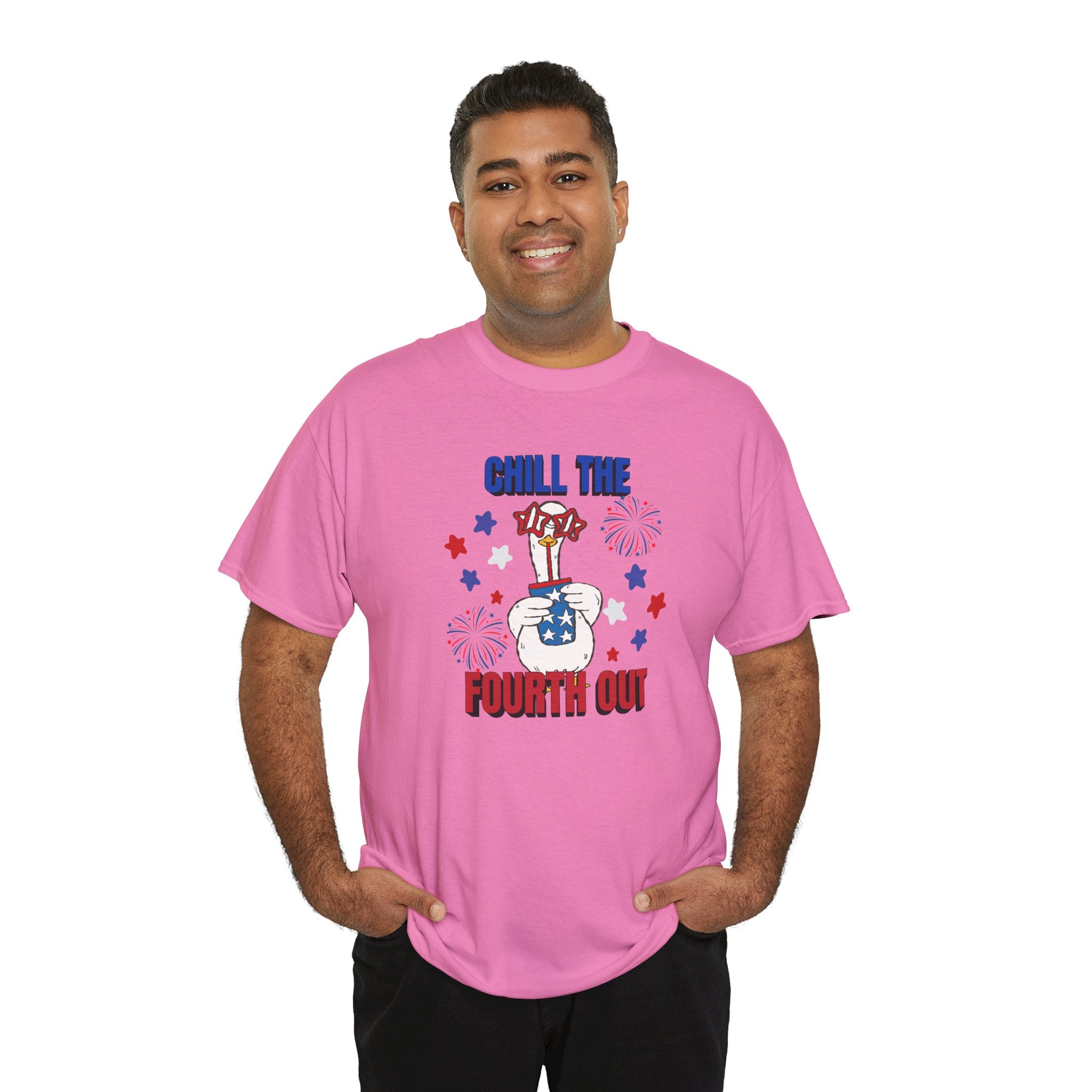 Chill the FOURTH Out - Funny Goose T-Shirt