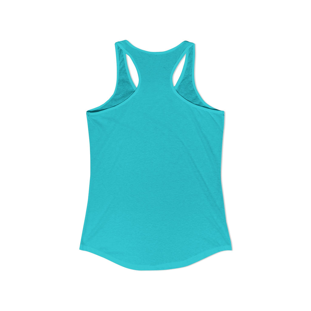 Loves Jesus and America Too Racerback Tank — Patriotic Christian Women's Tank