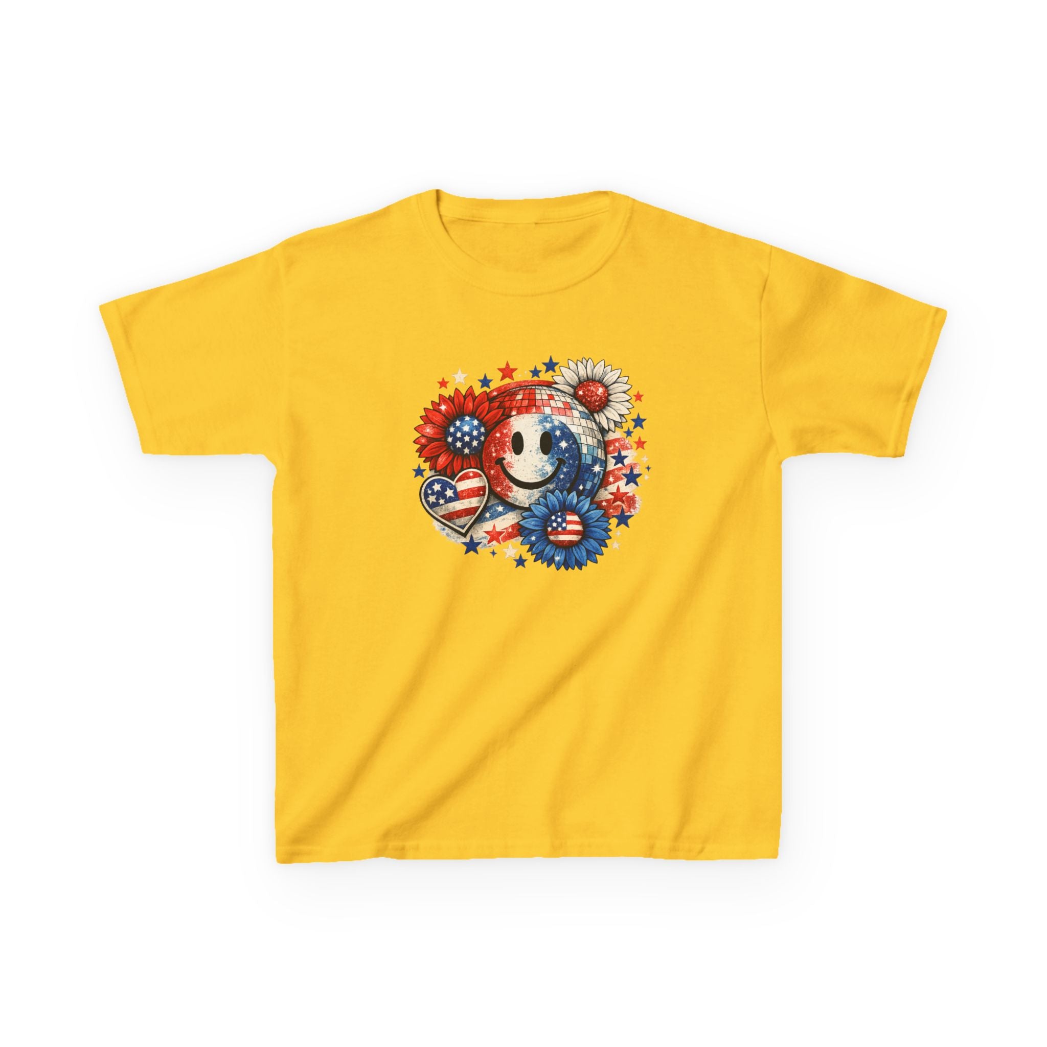 Girls American 4th of July T-Shirt