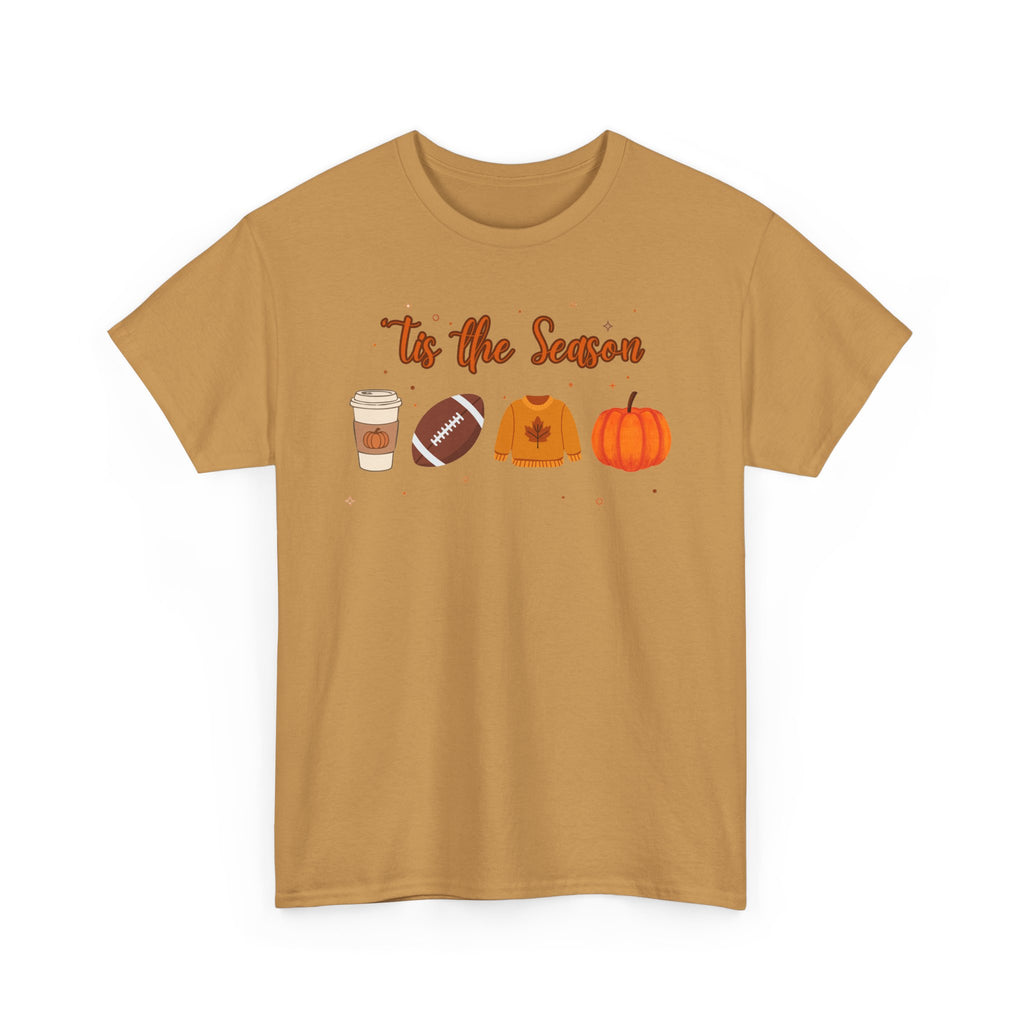Tis the season football Heavy Cotton Tee