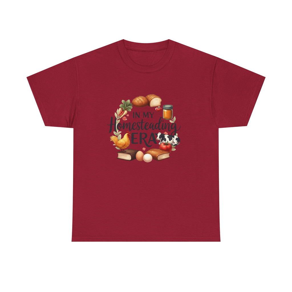 Homesteading Era Tee — Cute Bread, Chickens & Eggs Design