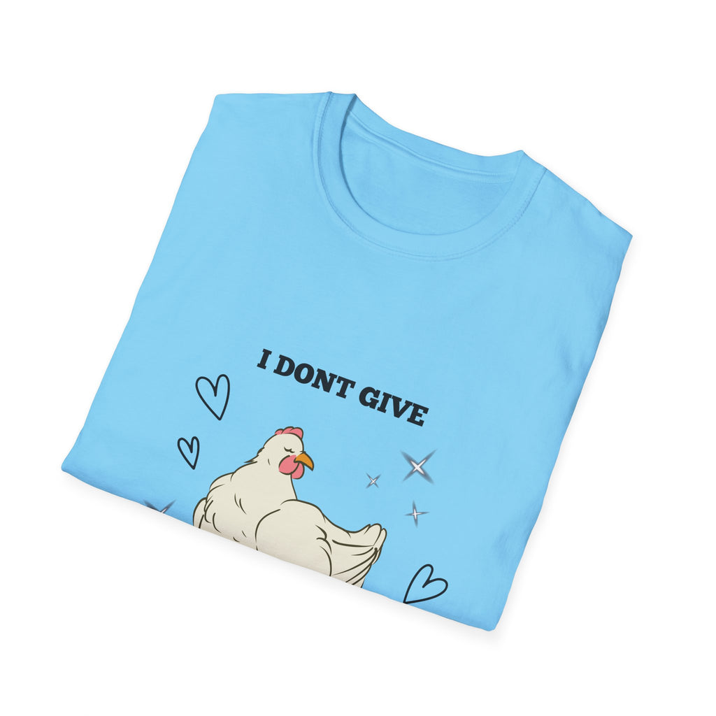 I Don't Give a Flying Cluck T-Shirt — Cute Sarcastic Chicken Graphic Tee