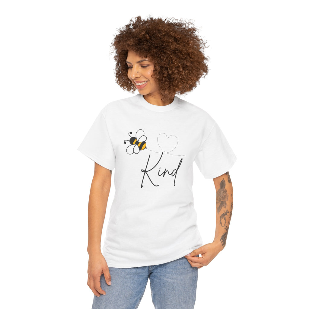 Kind Bee T‑Shirt — Minimalist Positive Message Tee