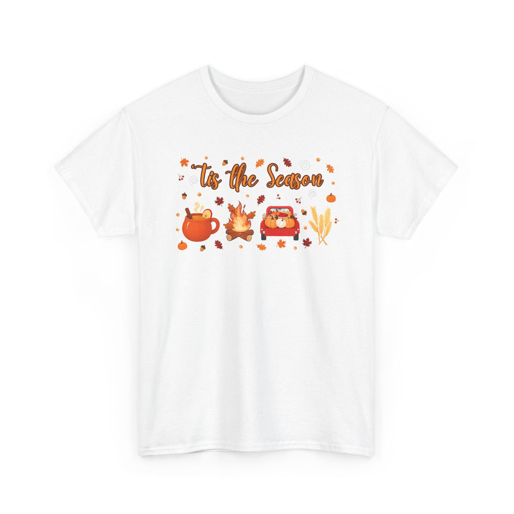 Tis the season pumpkin Heavy Cotton Tee