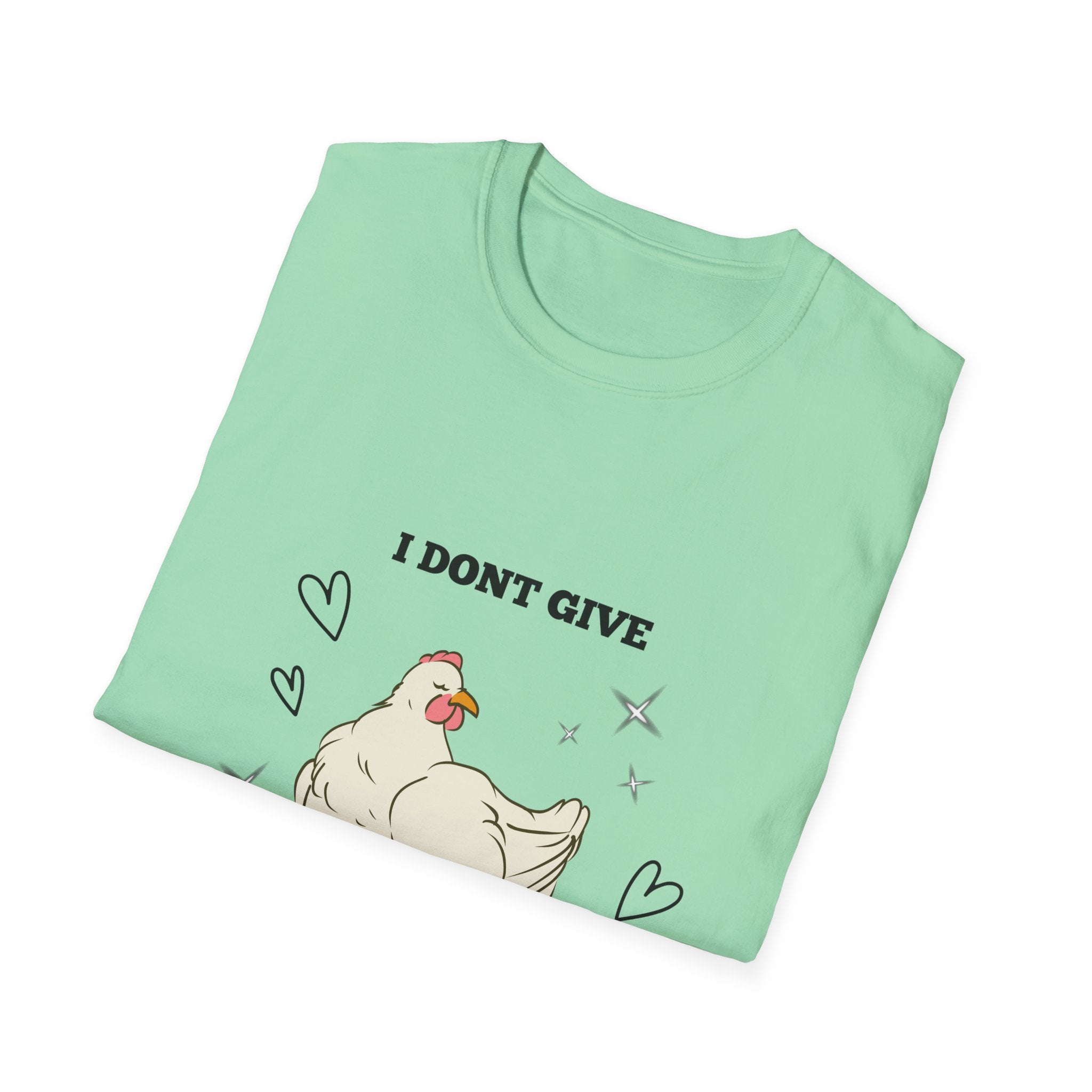I Don't Give a Flying Cluck T-Shirt — Cute Sarcastic Chicken Graphic Tee