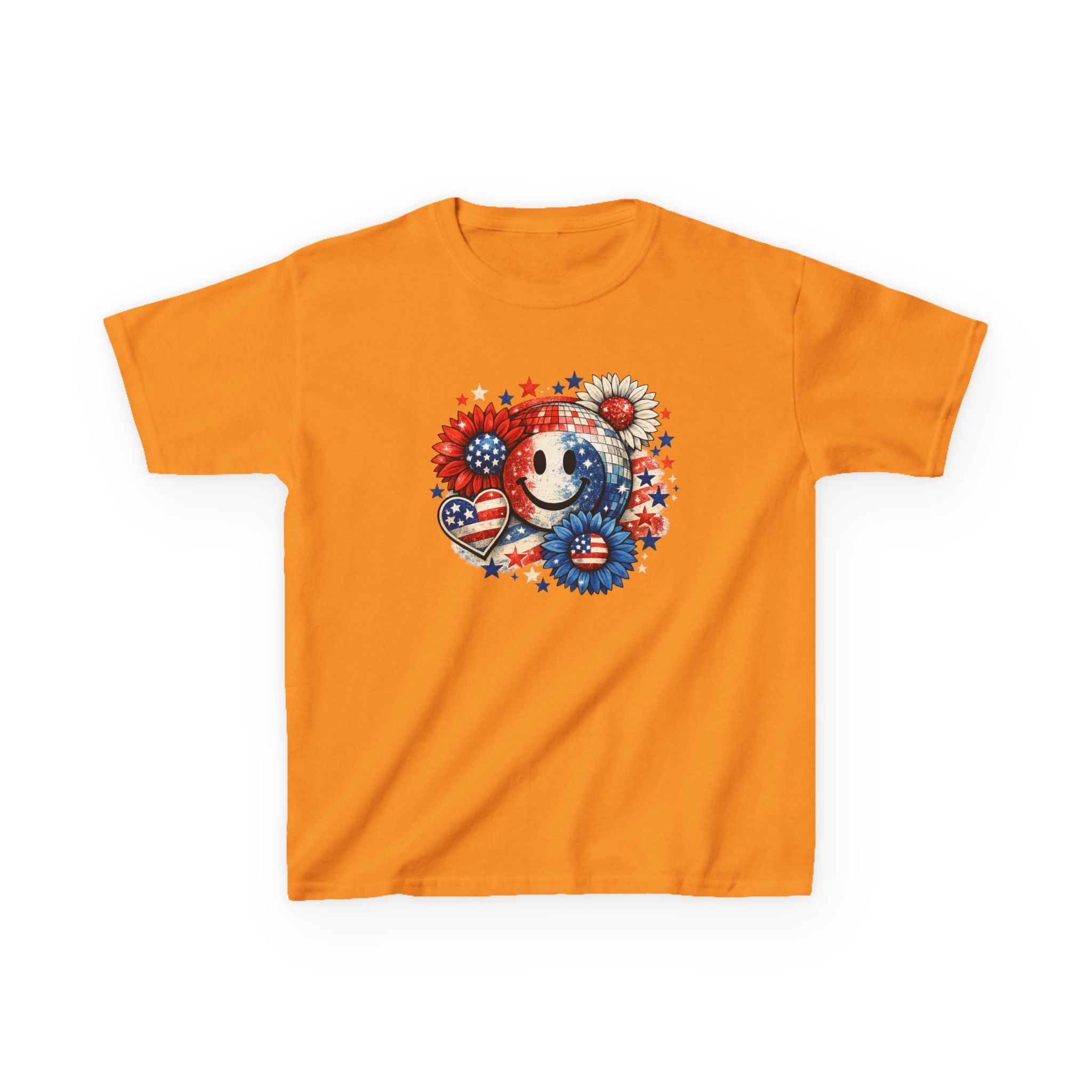 Girls American 4th of July T-Shirt