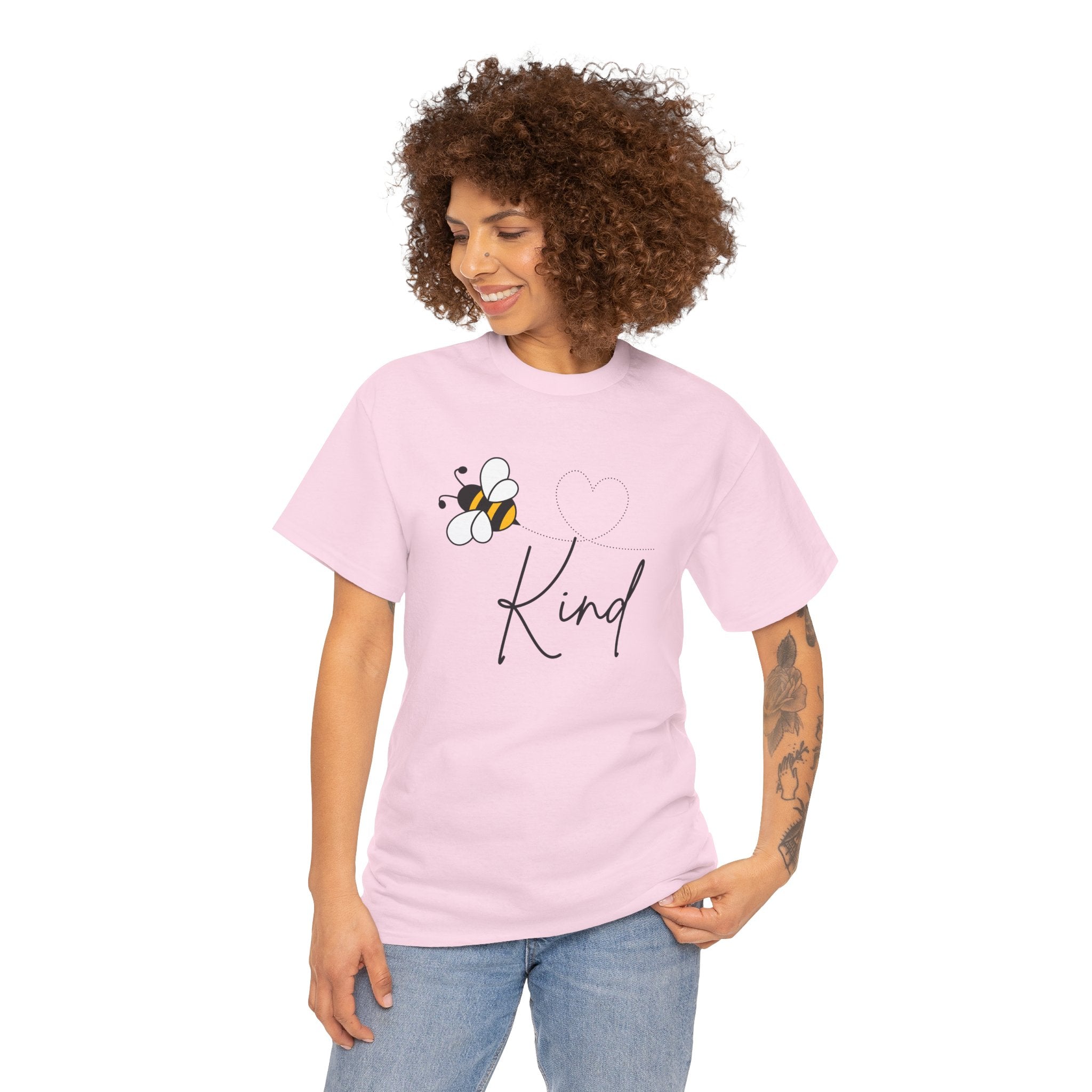 Kind Bee T‑Shirt — Minimalist Positive Message Tee