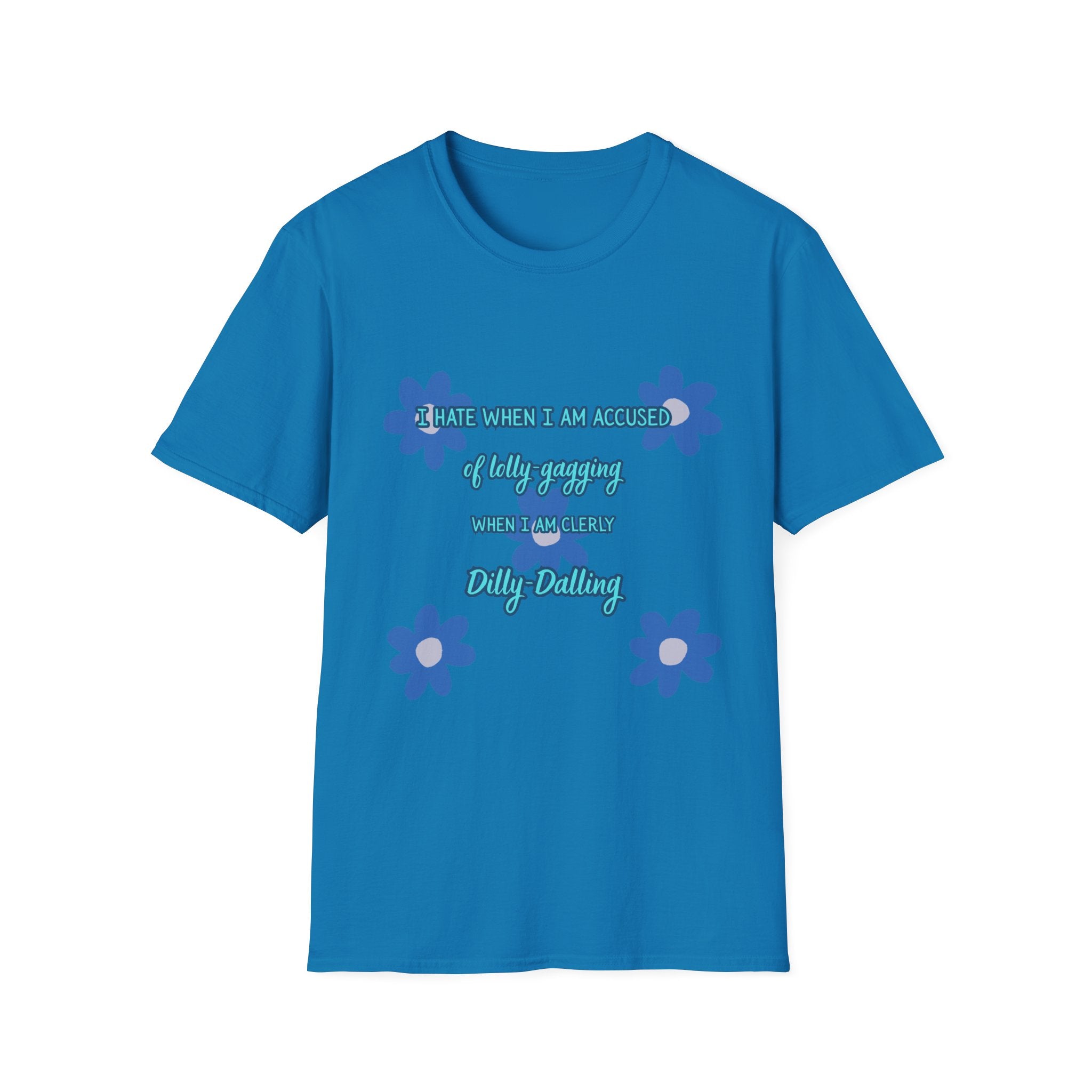 Graphic T-Shirt — "I Smile When I Am Asked If I’m Okay, When I’m Not" Floral Mental Health Tee