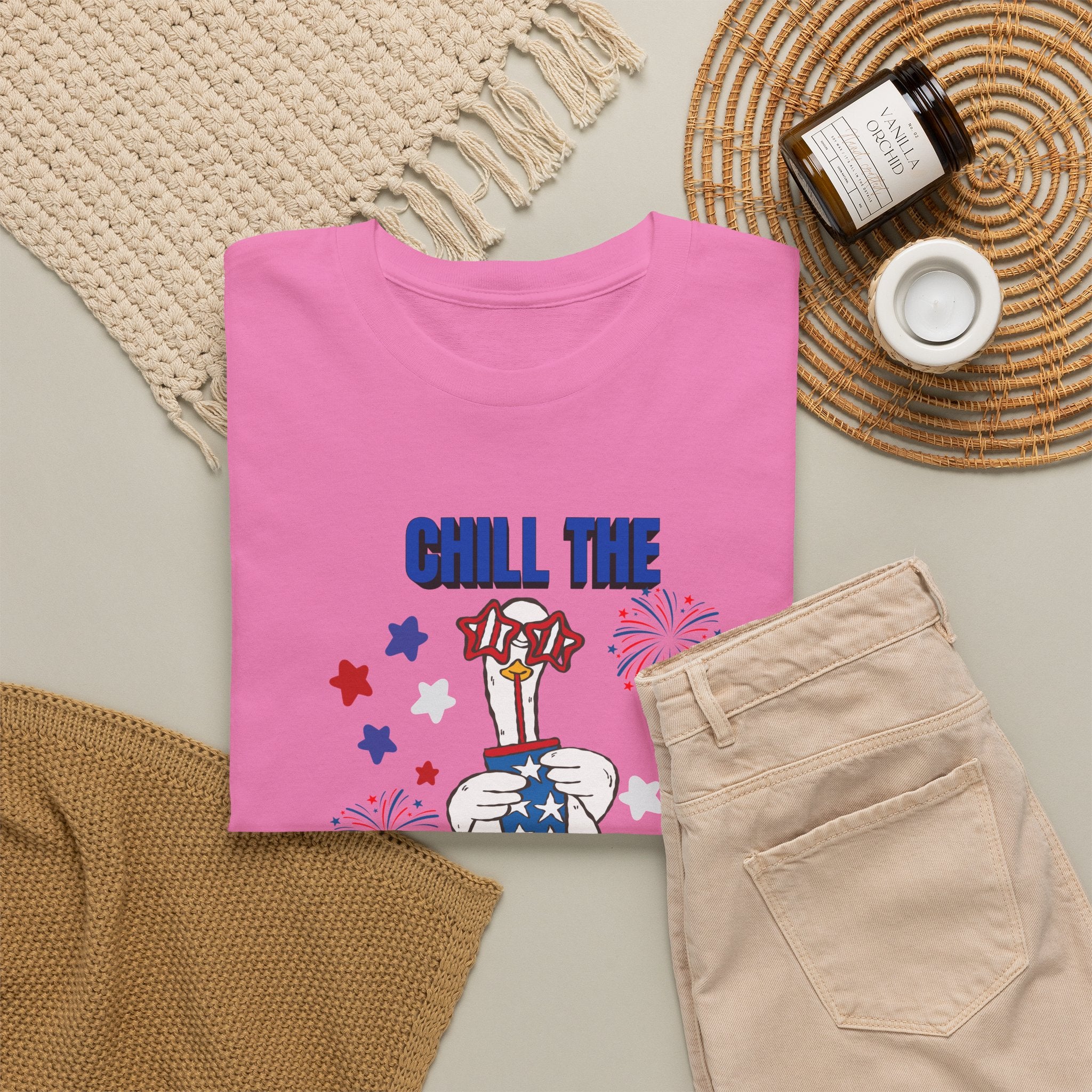 Chill the FOURTH Out - Funny Goose T-Shirt