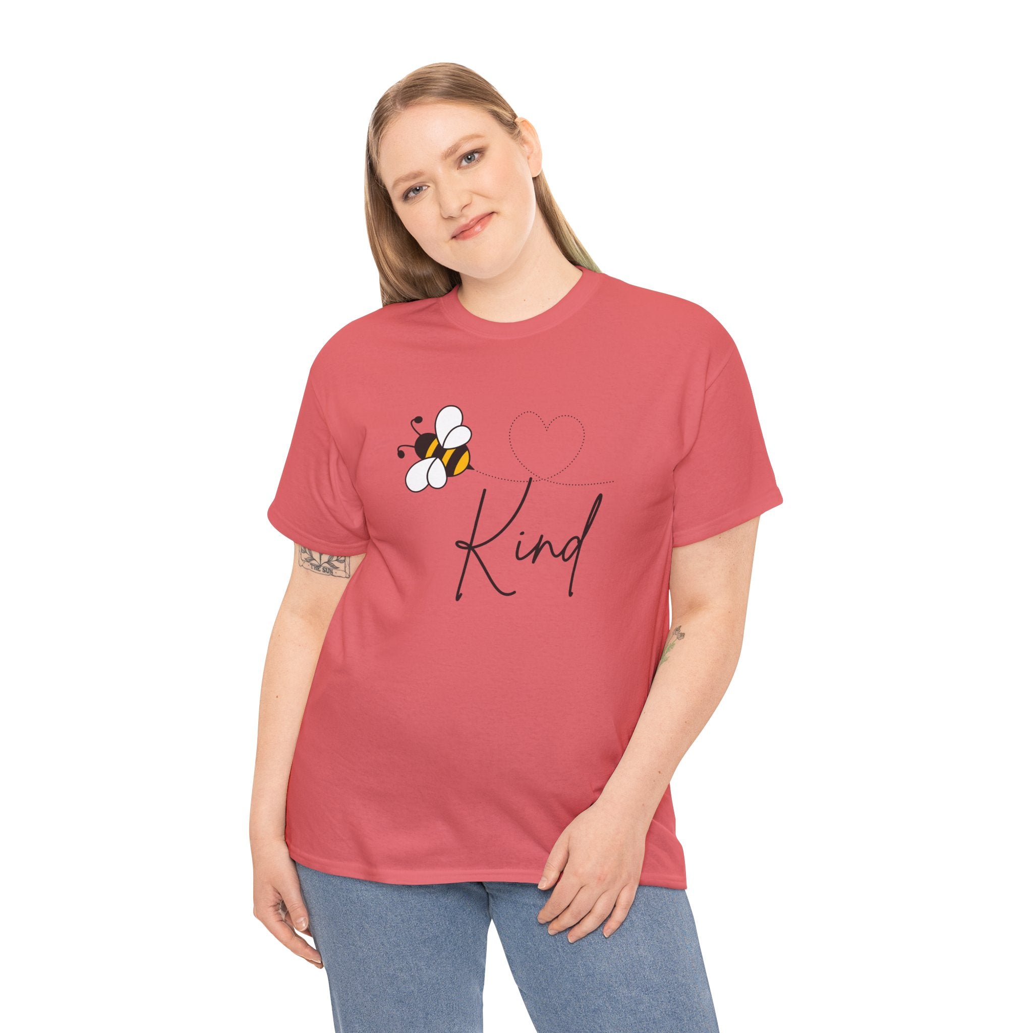 Kind Bee T‑Shirt — Minimalist Positive Message Tee
