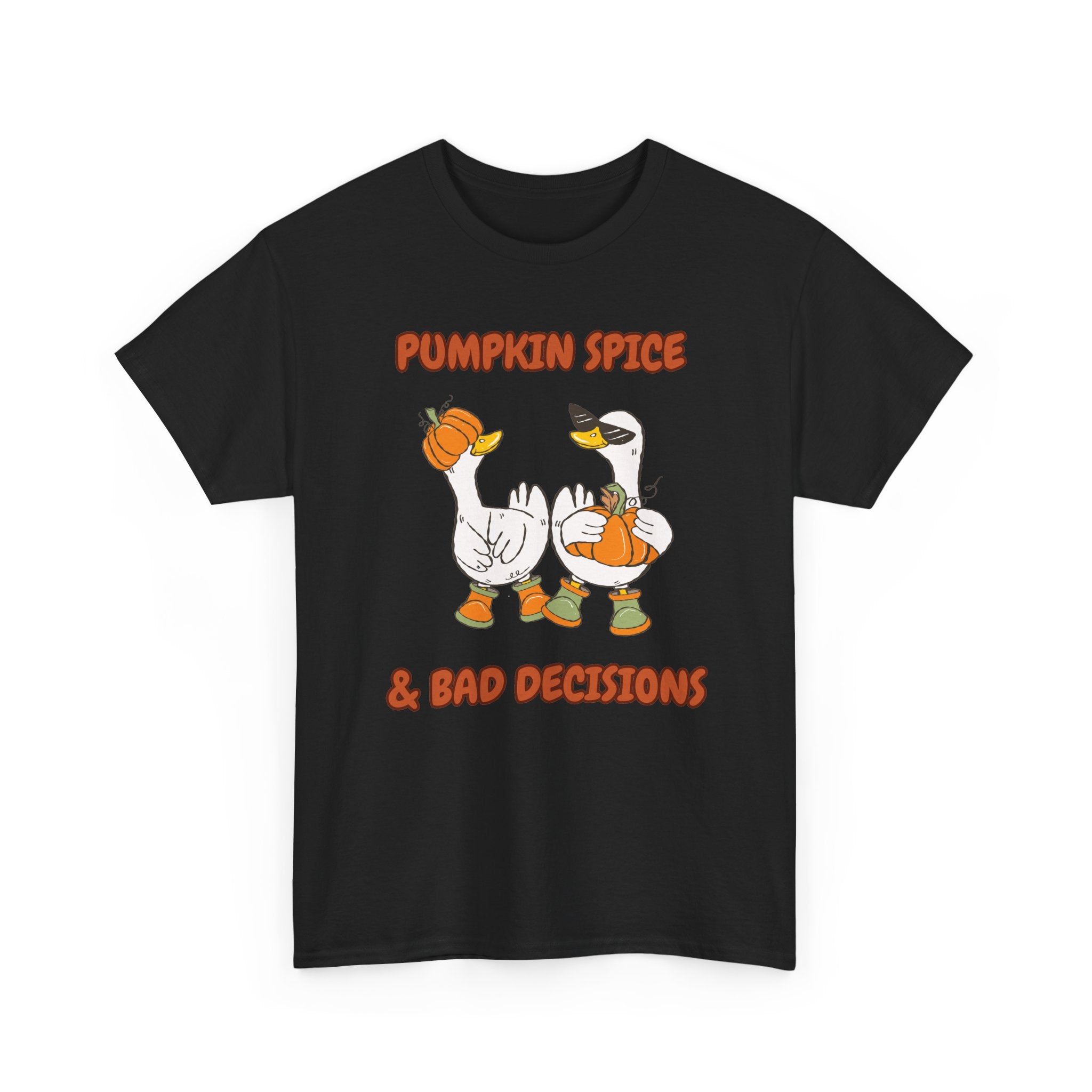 Pumpkin Spice & Bad Decisions Heavy Cotton Tee