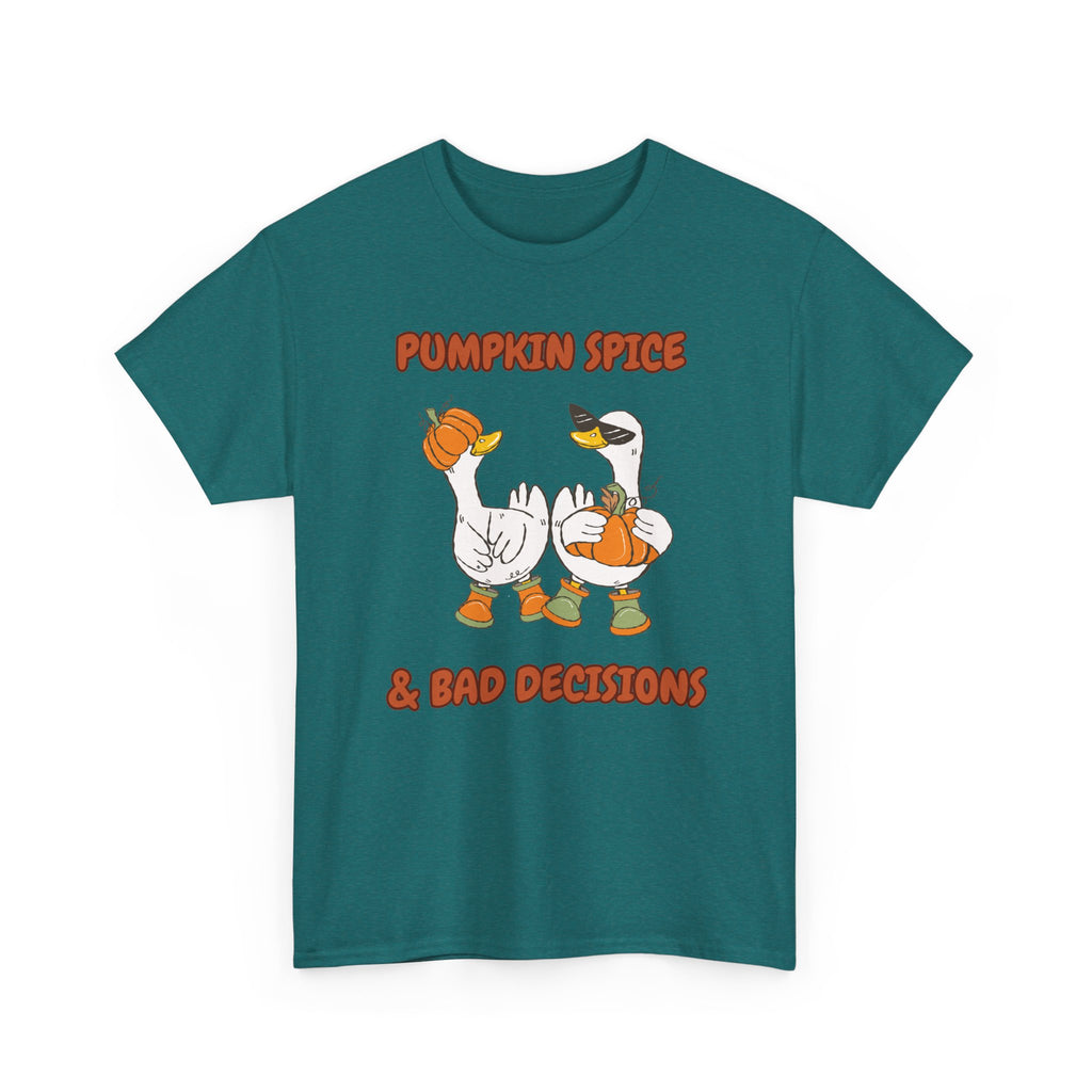 Pumpkin Spice & Bad Decisions Heavy Cotton Tee
