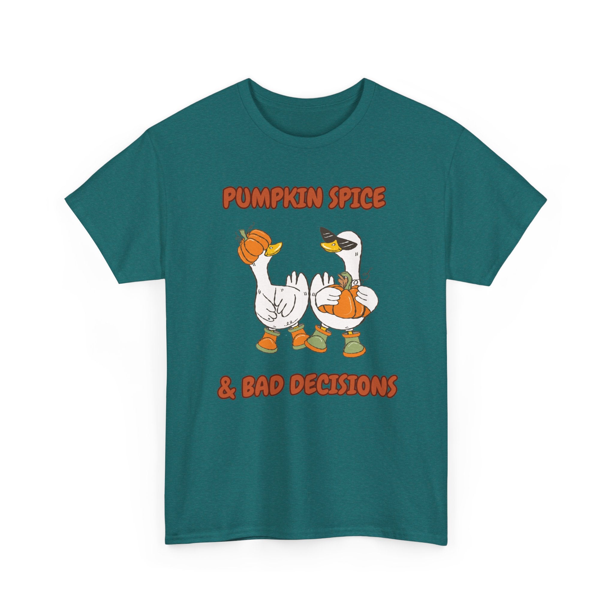 Pumpkin Spice & Bad Decisions Heavy Cotton Tee