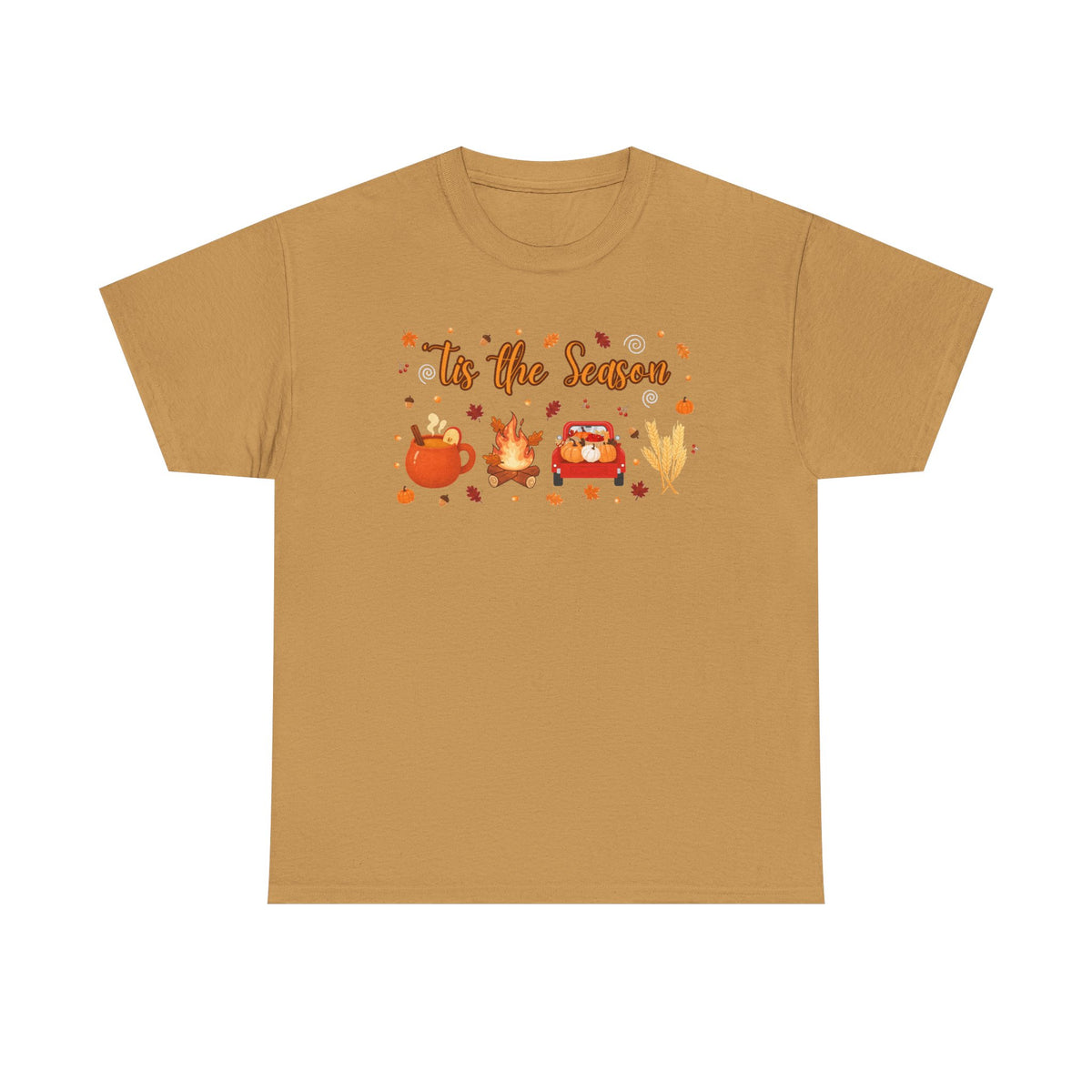 Tis the season pumpkin Heavy Cotton Tee