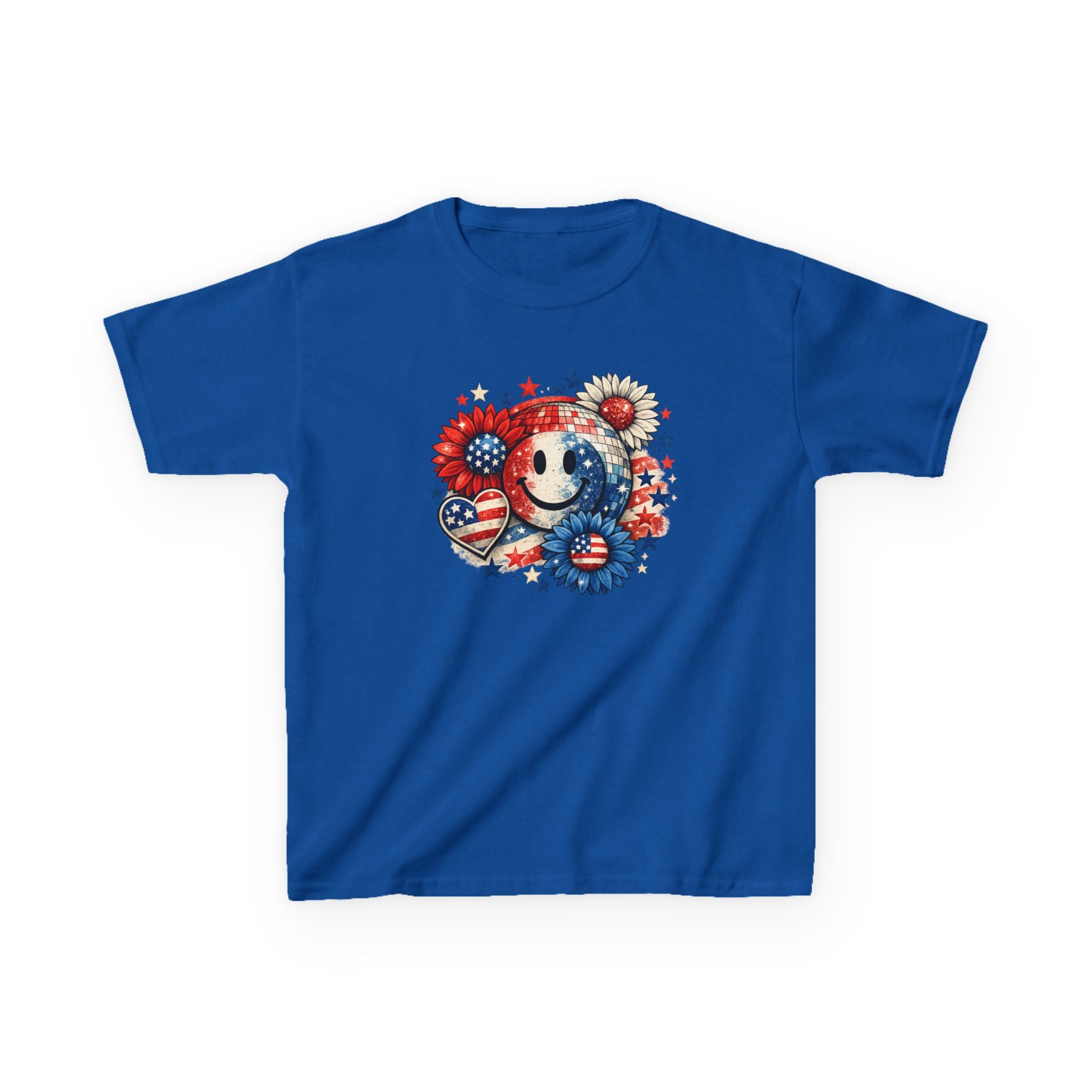 Girls American 4th of July T-Shirt