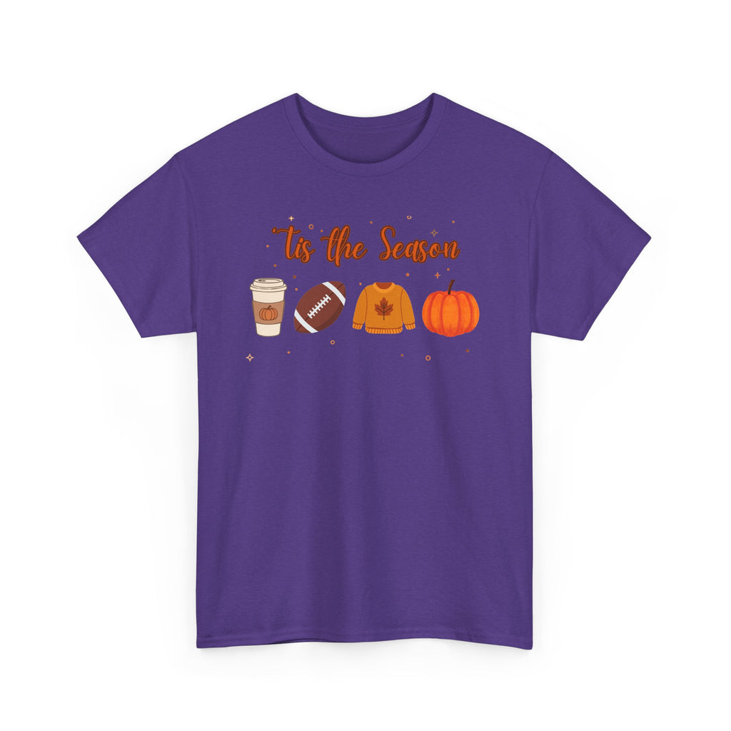 Tis the season football Heavy Cotton Tee