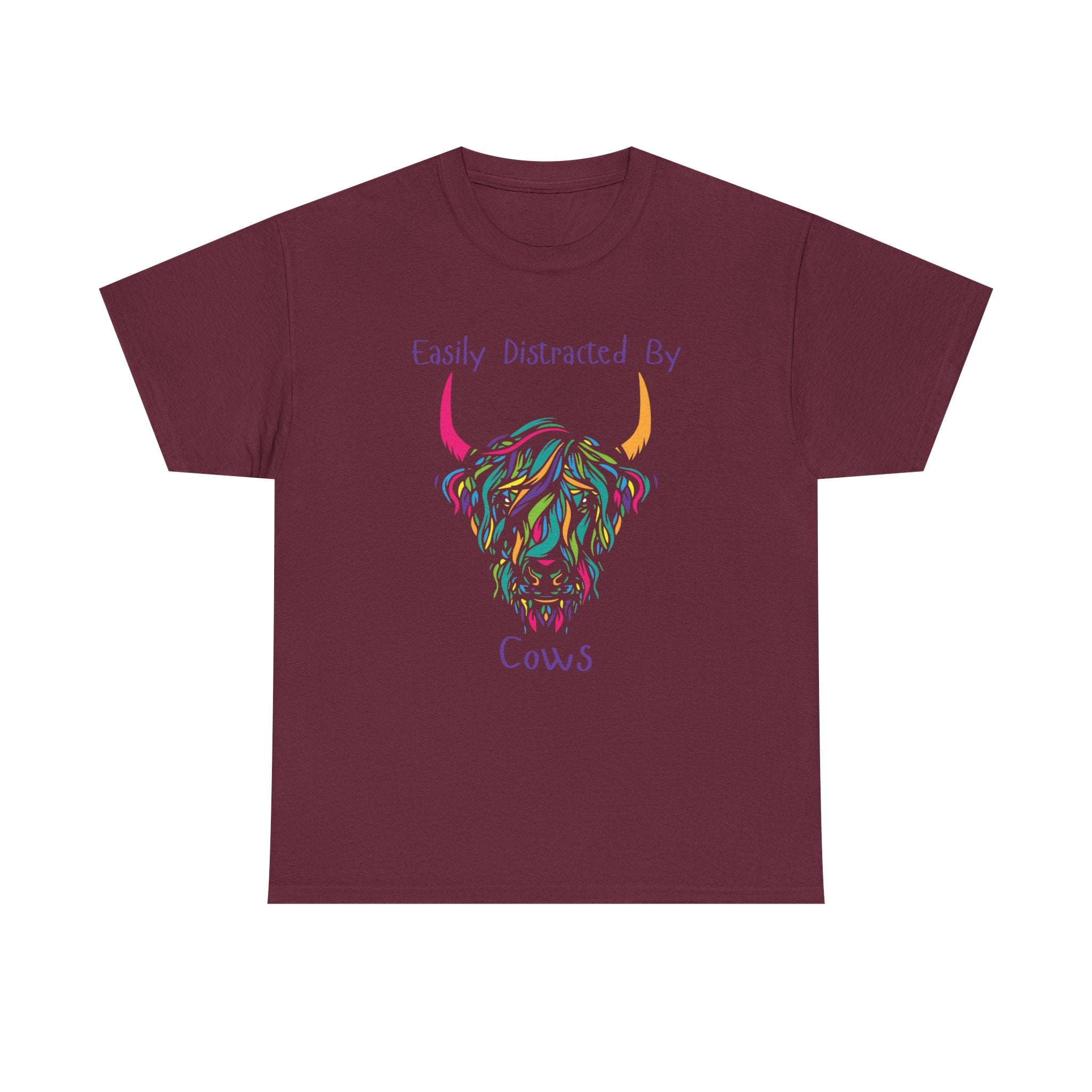 Easilty Distracted by Cows - rainbow