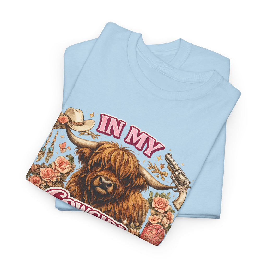 In My Cowgirl Era Highland Cow Tee