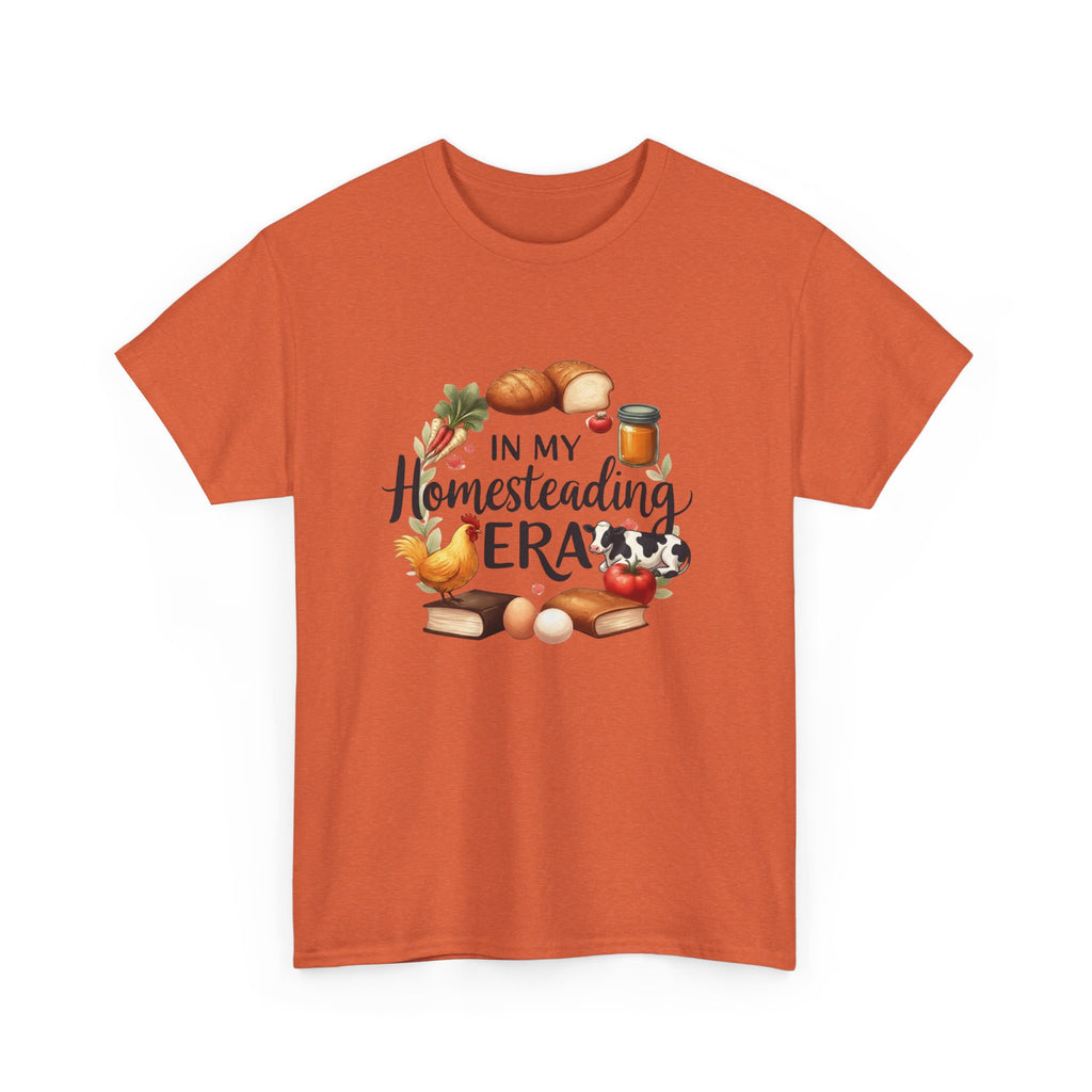 Homesteading Era Tee — Cute Bread, Chickens & Eggs Design