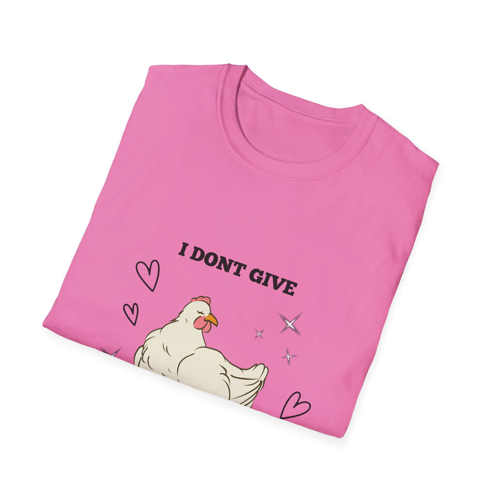 I Don't Give a Flying Cluck T-Shirt — Cute Sarcastic Chicken Graphic Tee