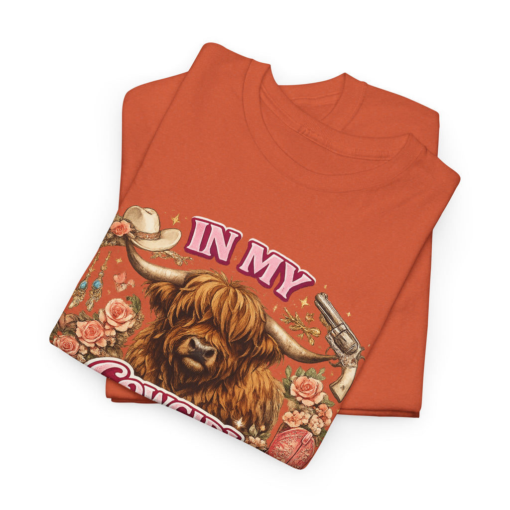 In My Cowgirl Era Highland Cow Tee