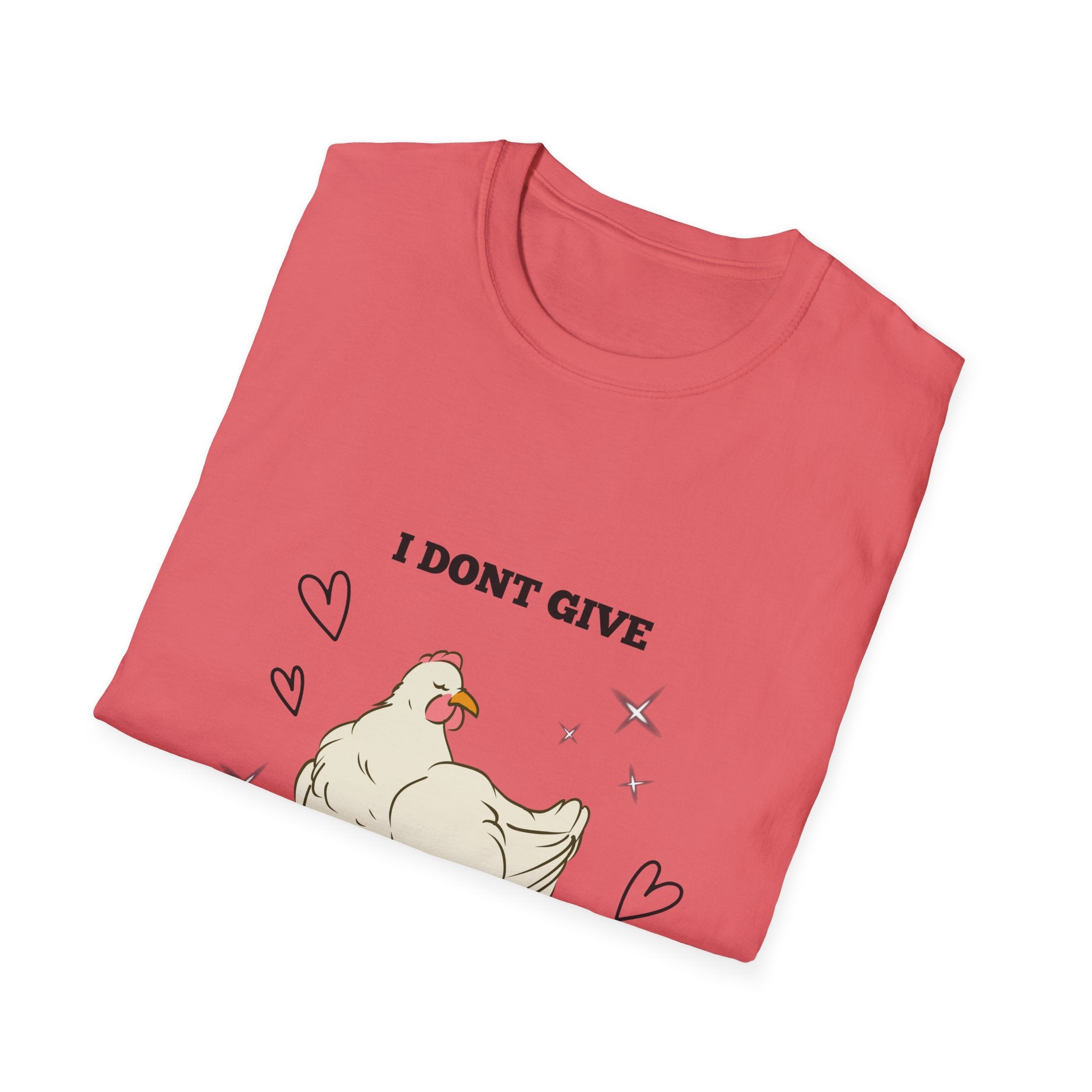 I Don't Give a Flying Cluck T-Shirt — Cute Sarcastic Chicken Graphic Tee