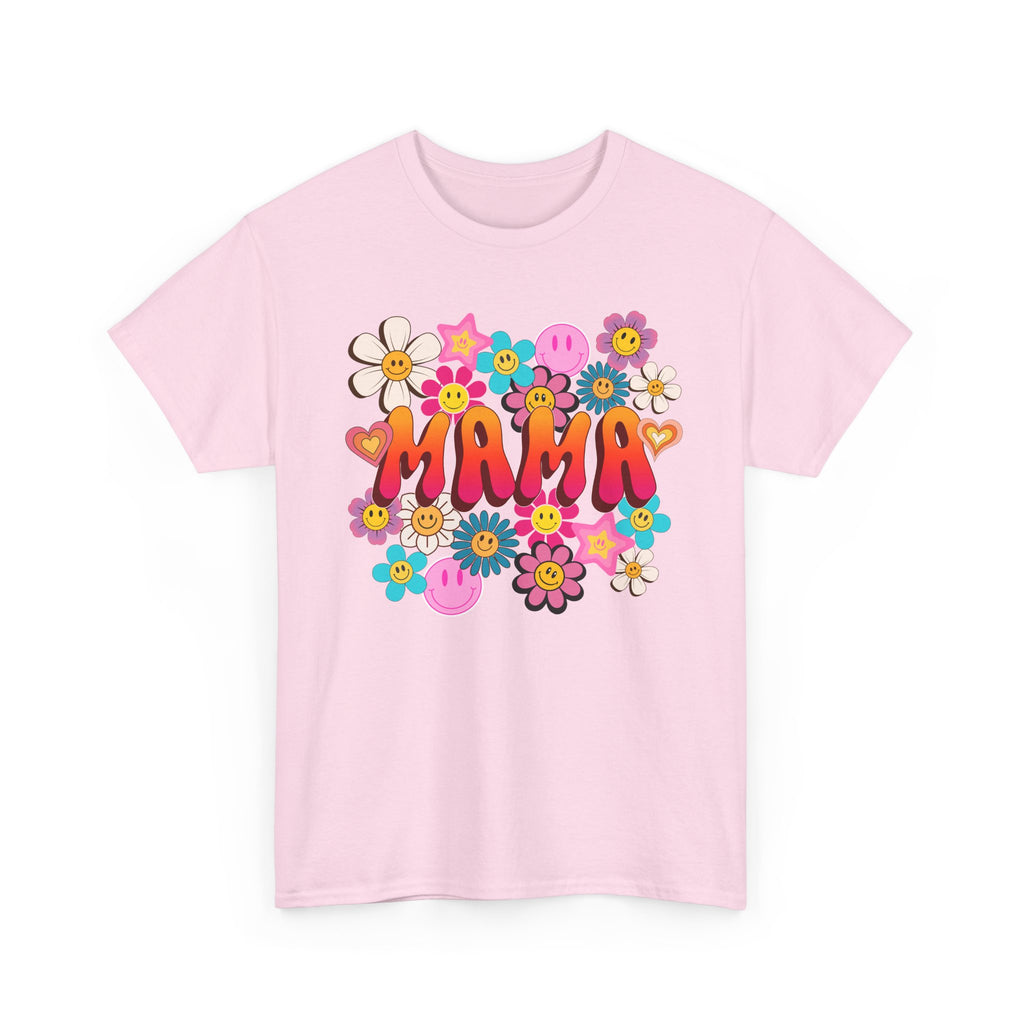 Mama Floral Tee — Retro Cute Flower Mom T‑Shirt