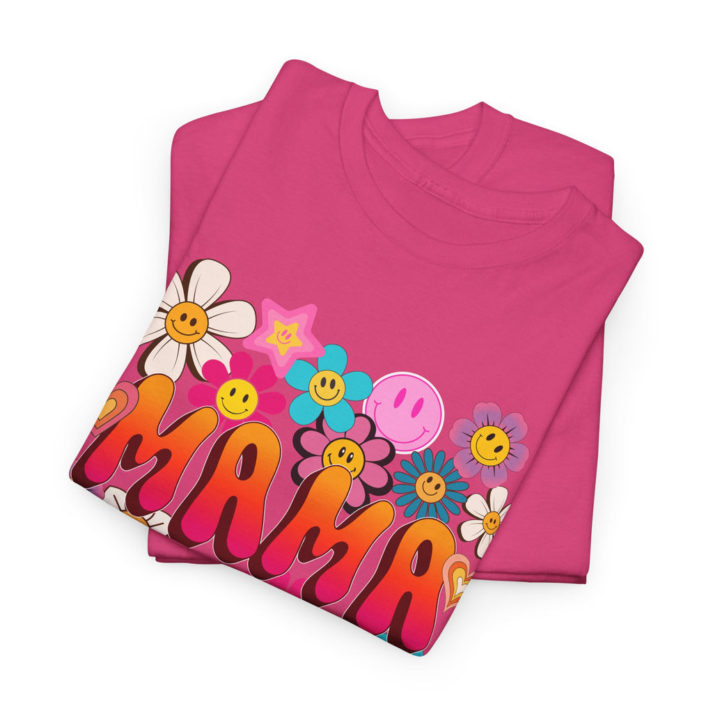 Mama Floral Tee — Retro Cute Flower Mom T‑Shirt